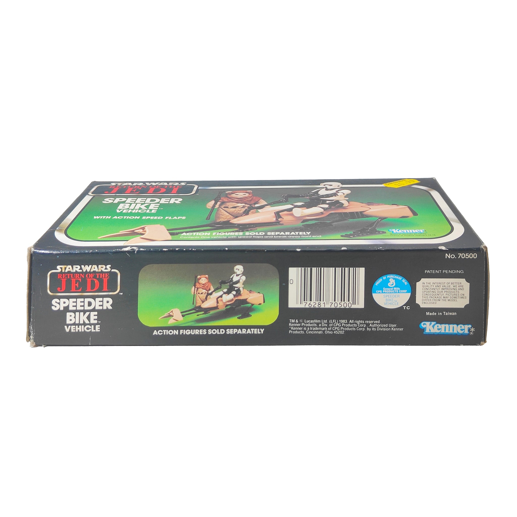 Star Wars ROTJ Speeder Bike Vehicle 3.75 Inch Scale Kenner 1983  70500 – Star Wars, Palitoy, 9.5 cm, 1982, pre-owned collector piece, Uncanny Collectibles Dublin Ireland