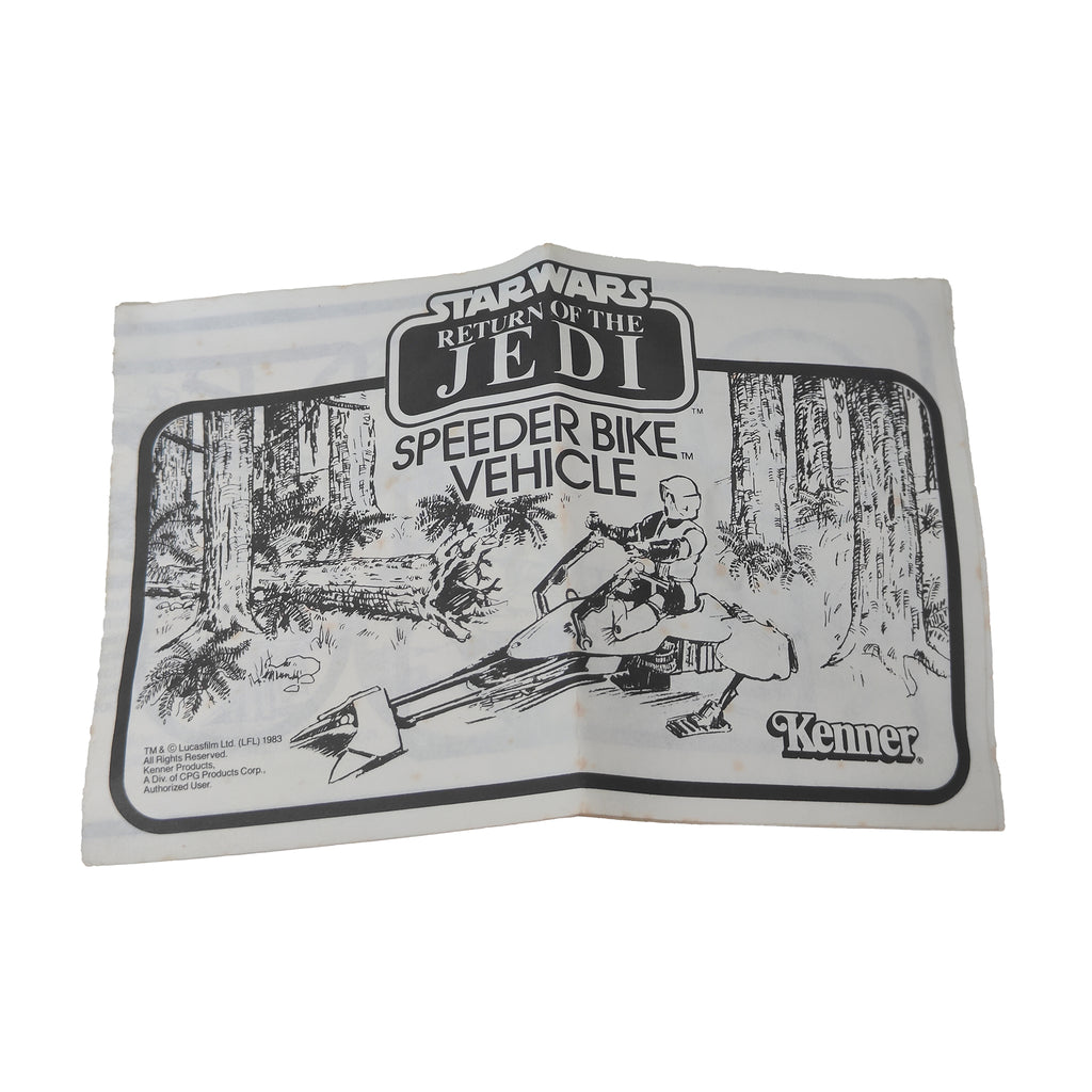 Star Wars ROTJ Speeder Bike Vehicle 3.75 Inch Scale Kenner 1983  70500 – Star Wars, Palitoy, 9.5 cm, 1982, pre-owned collector piece, Uncanny Collectibles Dublin Ireland