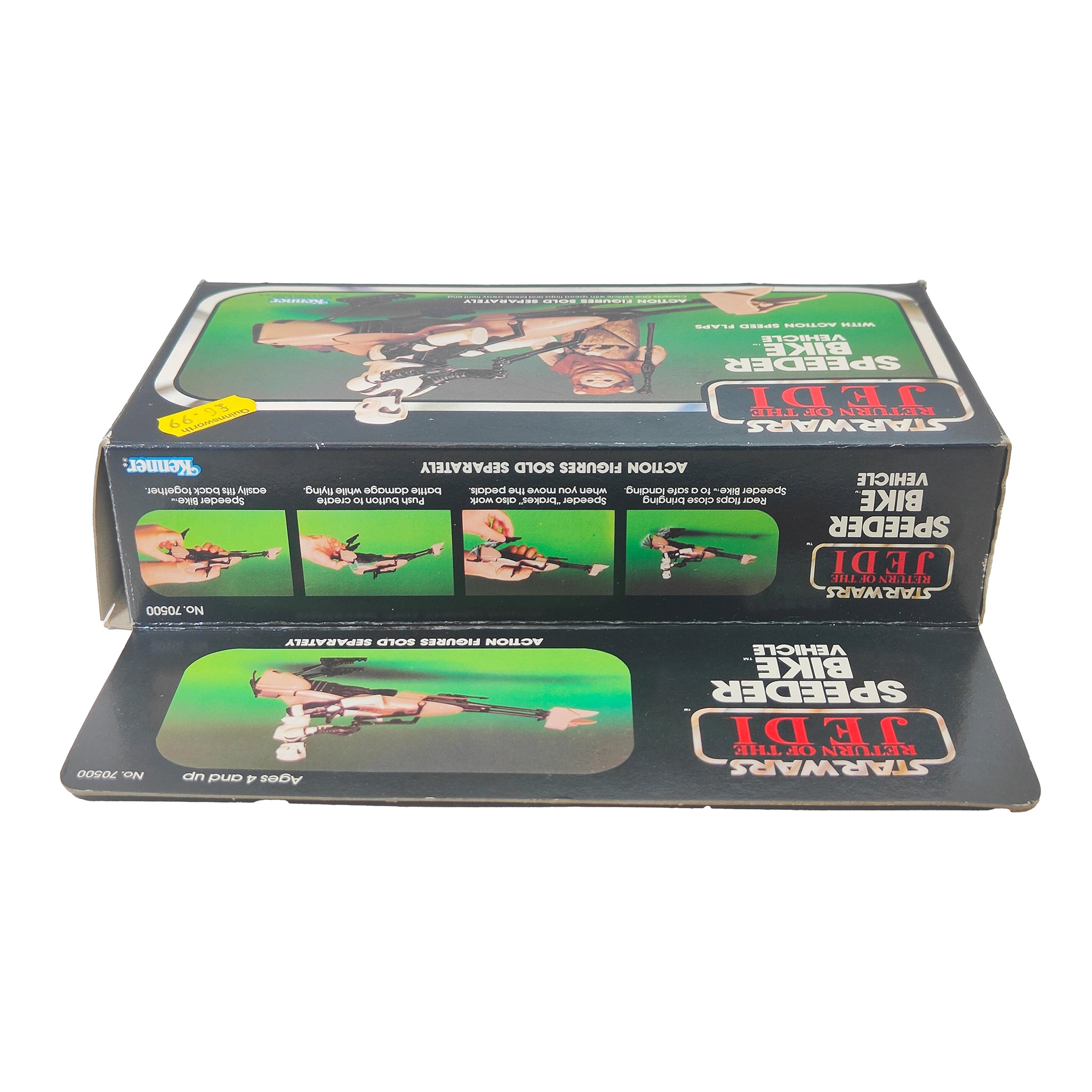 Star Wars ROTJ Speeder Bike Vehicle 3.75 Inch Scale Kenner 1983  70500 – Star Wars, Palitoy, 9.5 cm, 1982, pre-owned collector piece, Uncanny Collectibles Dublin Ireland