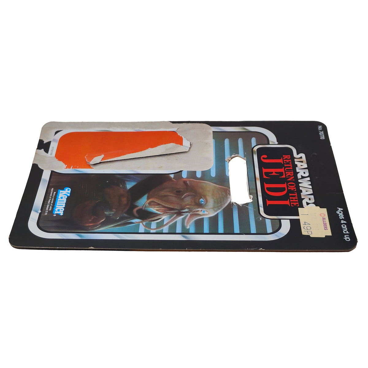 Star Wars ROTJ Squid Head 3.75 inch Kenner Cardback 1983