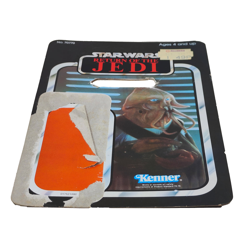 Star Wars ROTJ Squid Head 3.75 inch Kenner Cardback 1983