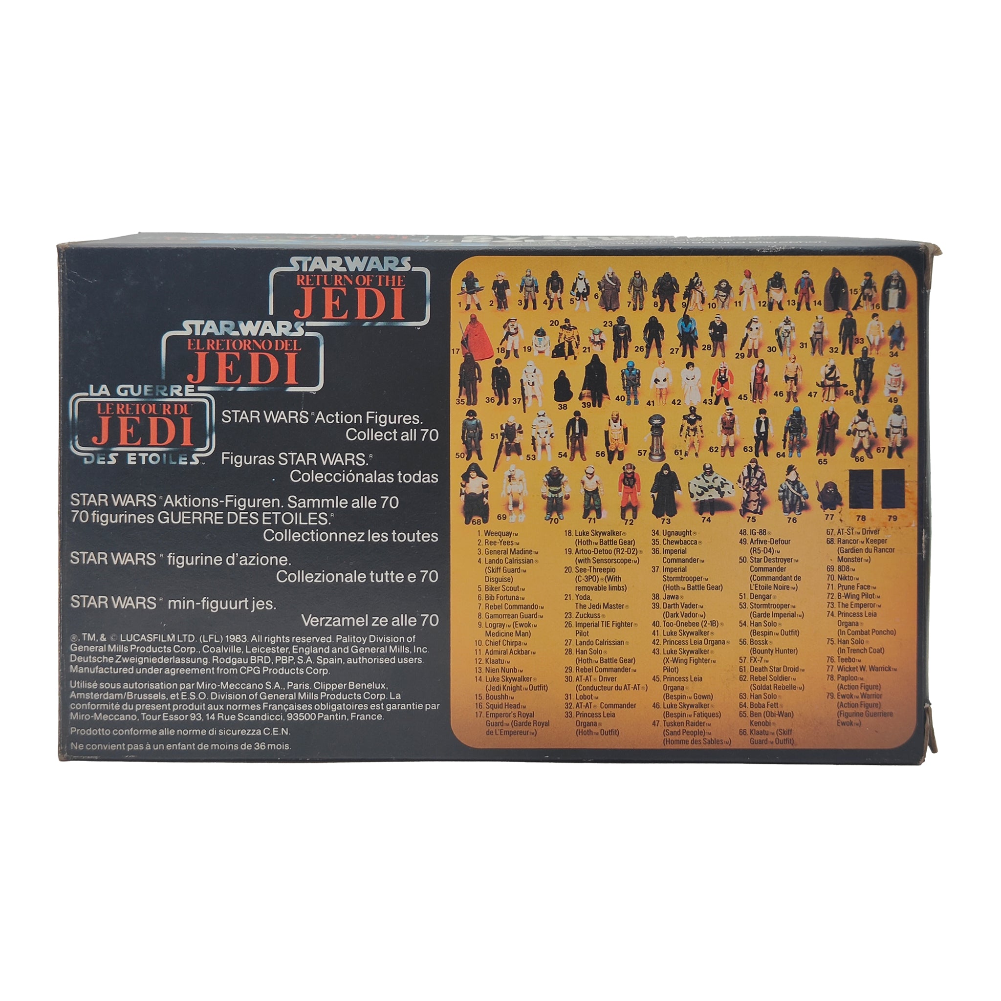 Star Wars ROTJ Sy Snootles And The Rebo Band 3.75 Inch Palitoy 1983 – Star Wars, Palitoy, 9.5 cm, 1983, pre-owned collector piece, Uncanny Collectibles Dublin Ireland