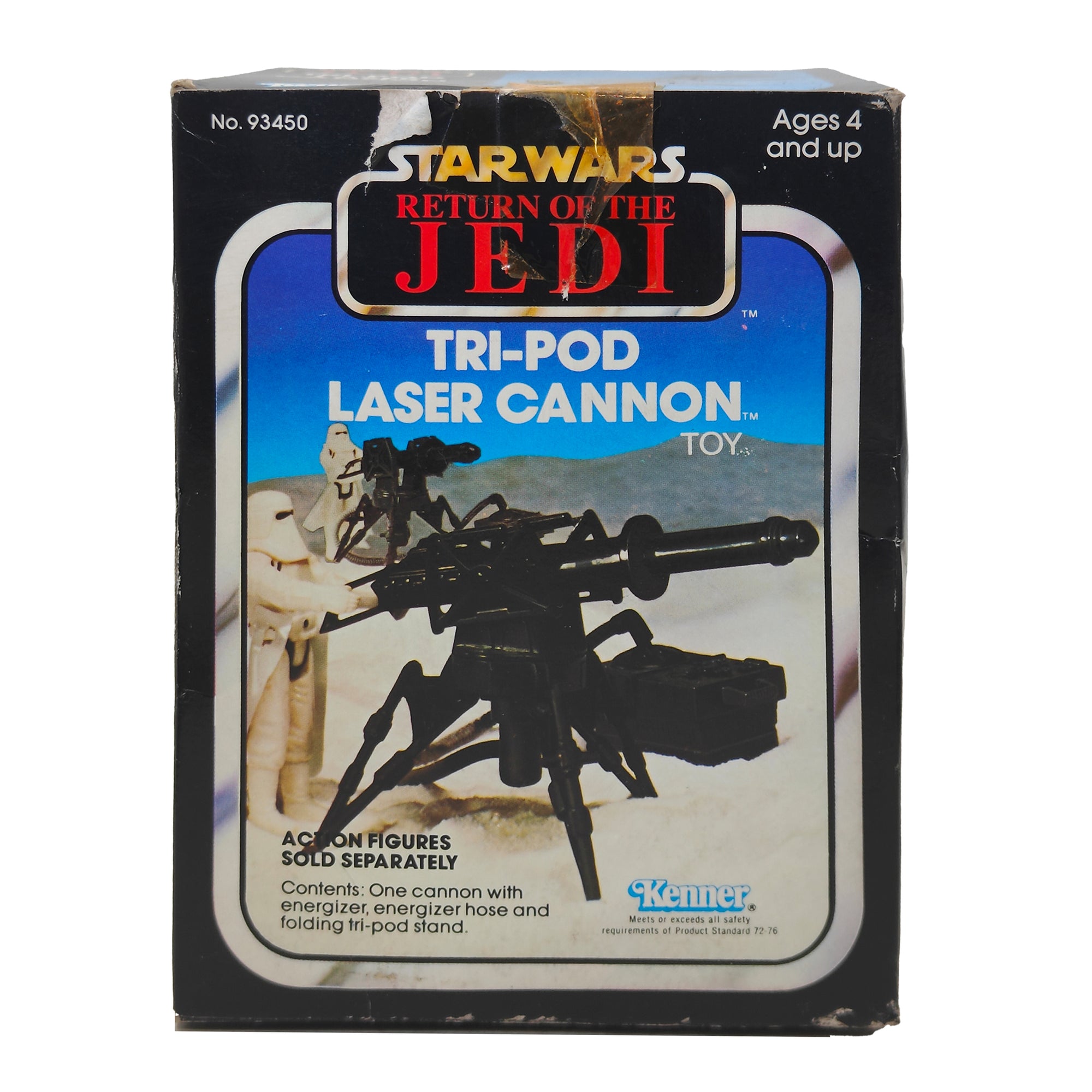 Star Wars ROTJ Tri Pod Laser Cannon 3.75 Inch Scale Kenner 1982 93450 – Star Wars, Kenner, 9.5 cm, 1982, pre-owned collector piece, Uncanny Collectibles Dublin Ireland