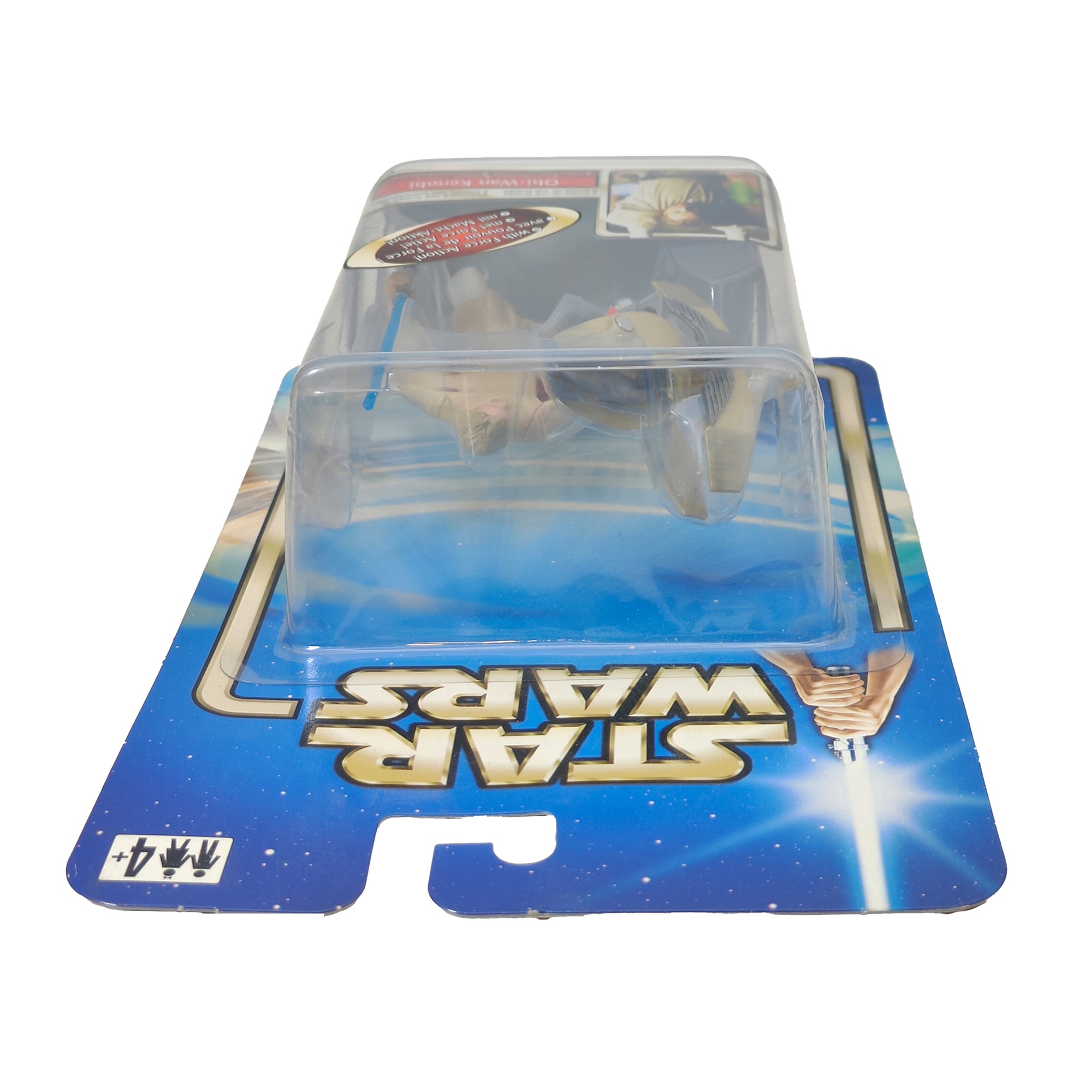 Star Wars Saga AOTC Obi Wan Kenobi Coruscant Chase 3.75 Inch Action Figure 2002