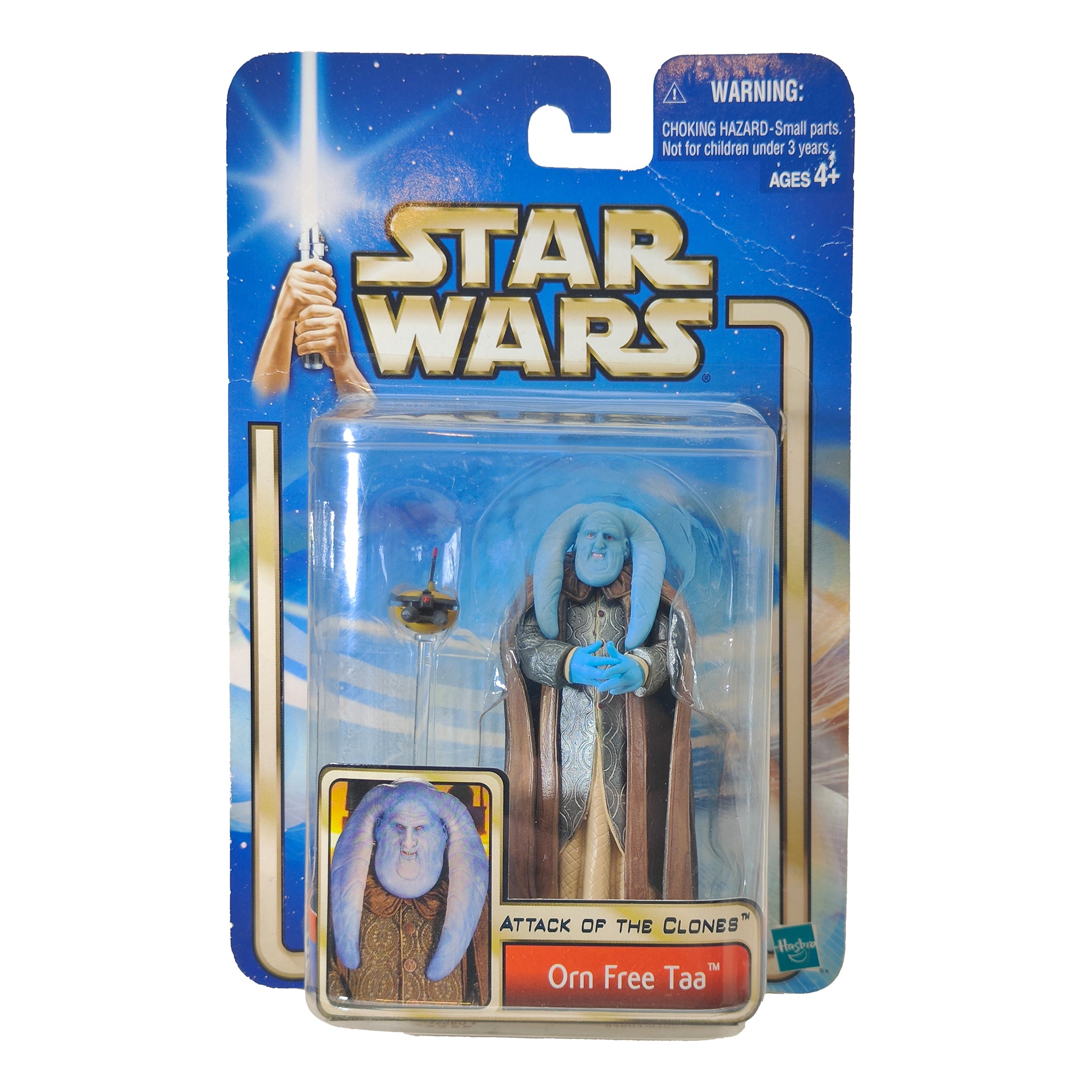 Star Wars Saga AOTC Orn Free Taa 3.75 Inch Action Figure 2002 – Star Wars, Hasbro, 9.5 cm, 2002, pre-owned collector piece, Uncanny Collectibles Dublin Ireland