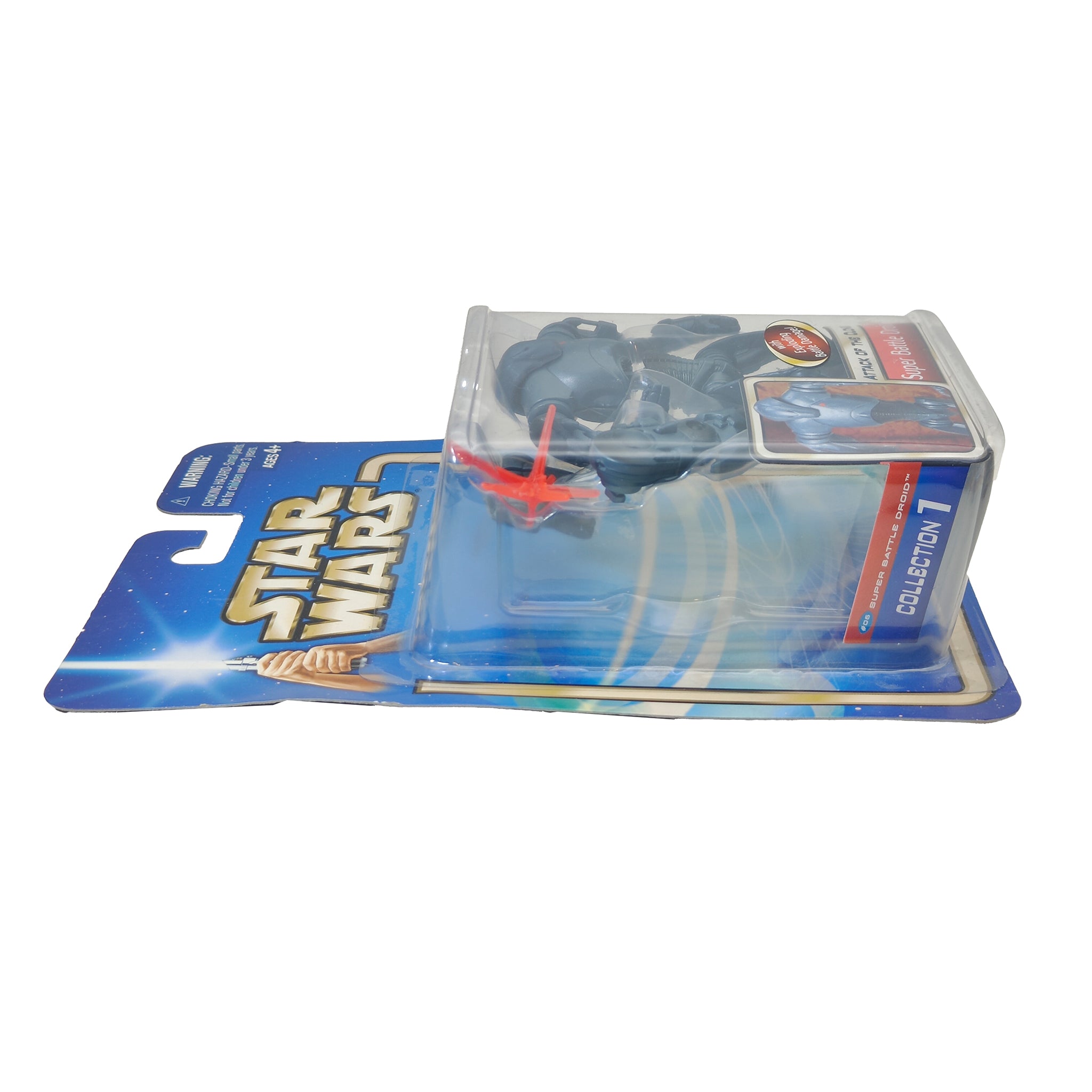 Star Wars Saga AOTC Super Battle Droid 3.75 Inch Action Figure 2002 – Star Wars, Hasbro, 9.5 cm, 2002, pre-owned collector piece, Uncanny Collectibles Dublin Ireland