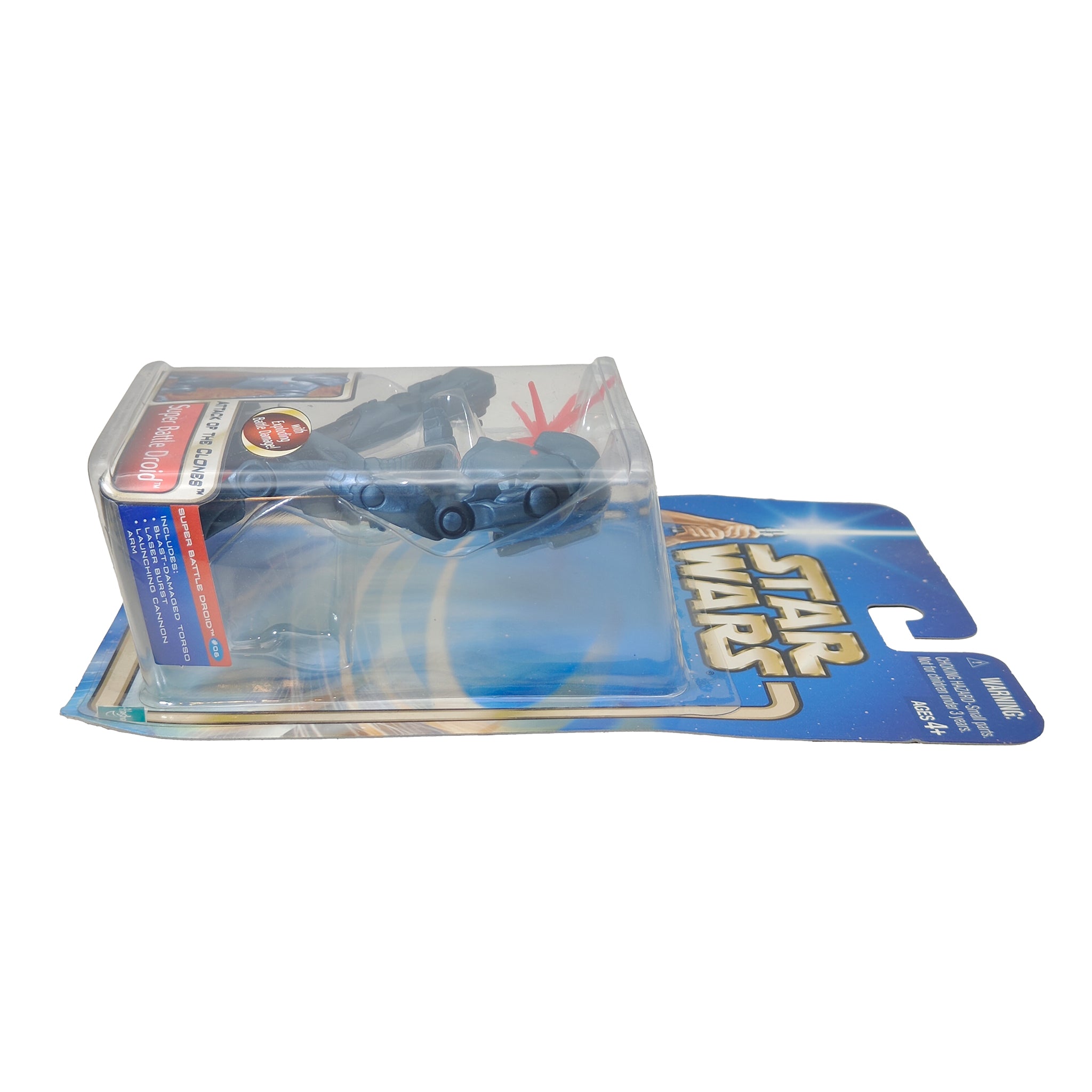 Star Wars Saga AOTC Super Battle Droid 3.75 Inch Action Figure 2002 – Star Wars, Hasbro, 9.5 cm, 2002, pre-owned collector piece, Uncanny Collectibles Dublin Ireland