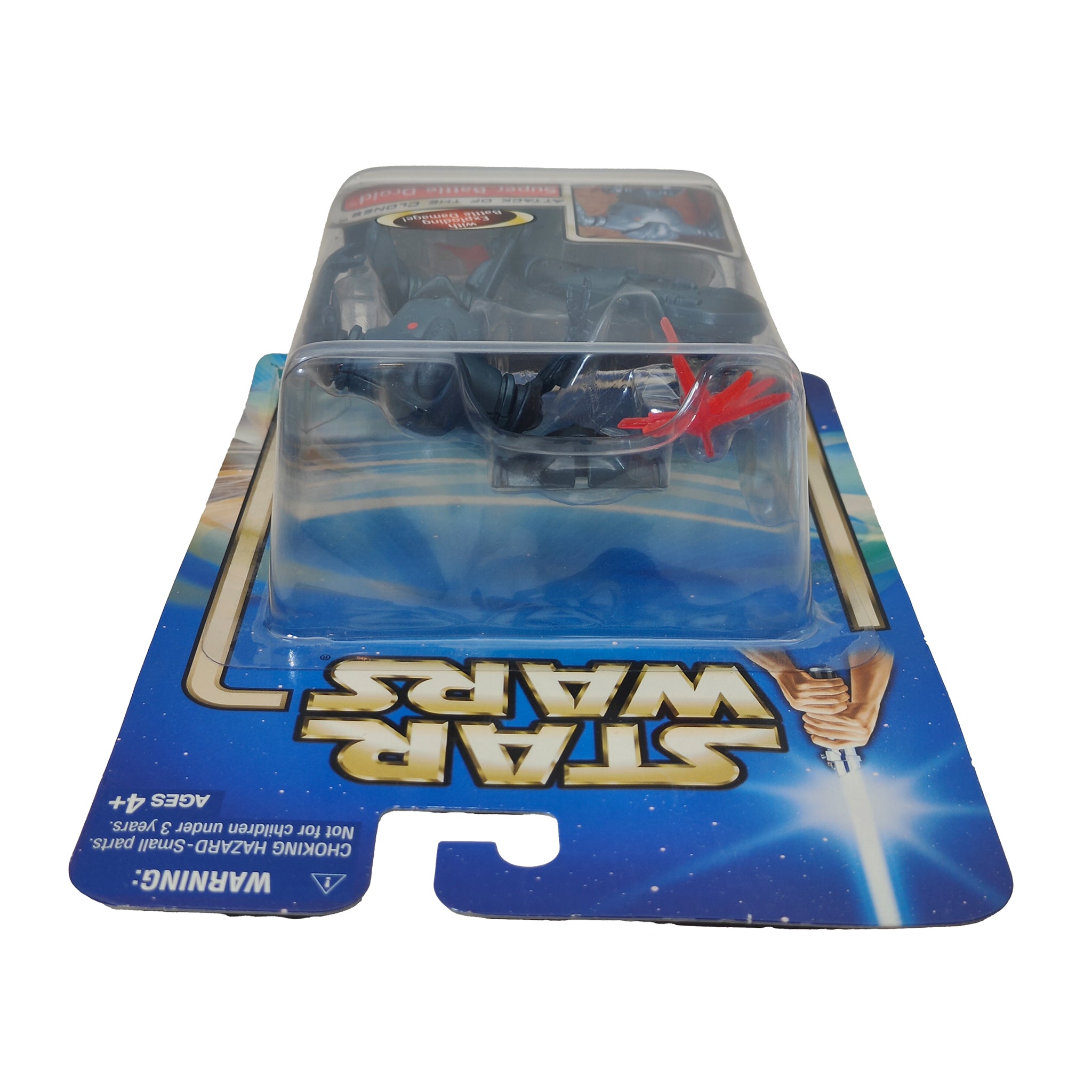 Star Wars Saga AOTC Super Battle Droid 3.75 Inch Action Figure 2002 – Star Wars, Hasbro, 9.5 cm, 2002, pre-owned collector piece, Uncanny Collectibles Dublin Ireland