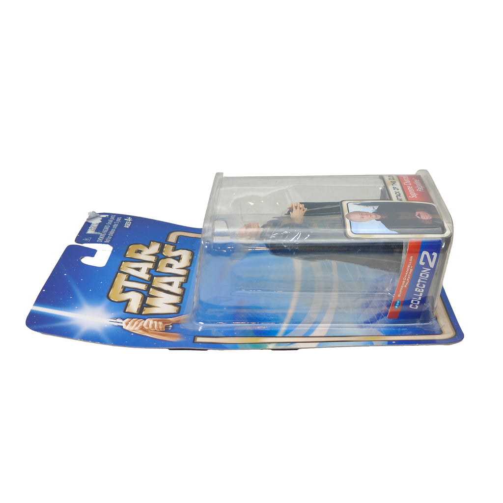 Star Wars Saga AOTC Supreme Chancellor Palpatine 3.75 Inch Action Figure 2002 – Star Wars, Hasbro, 9.5 cm, 2002, pre-owned collector piece, Uncanny Collectibles Dublin Ireland