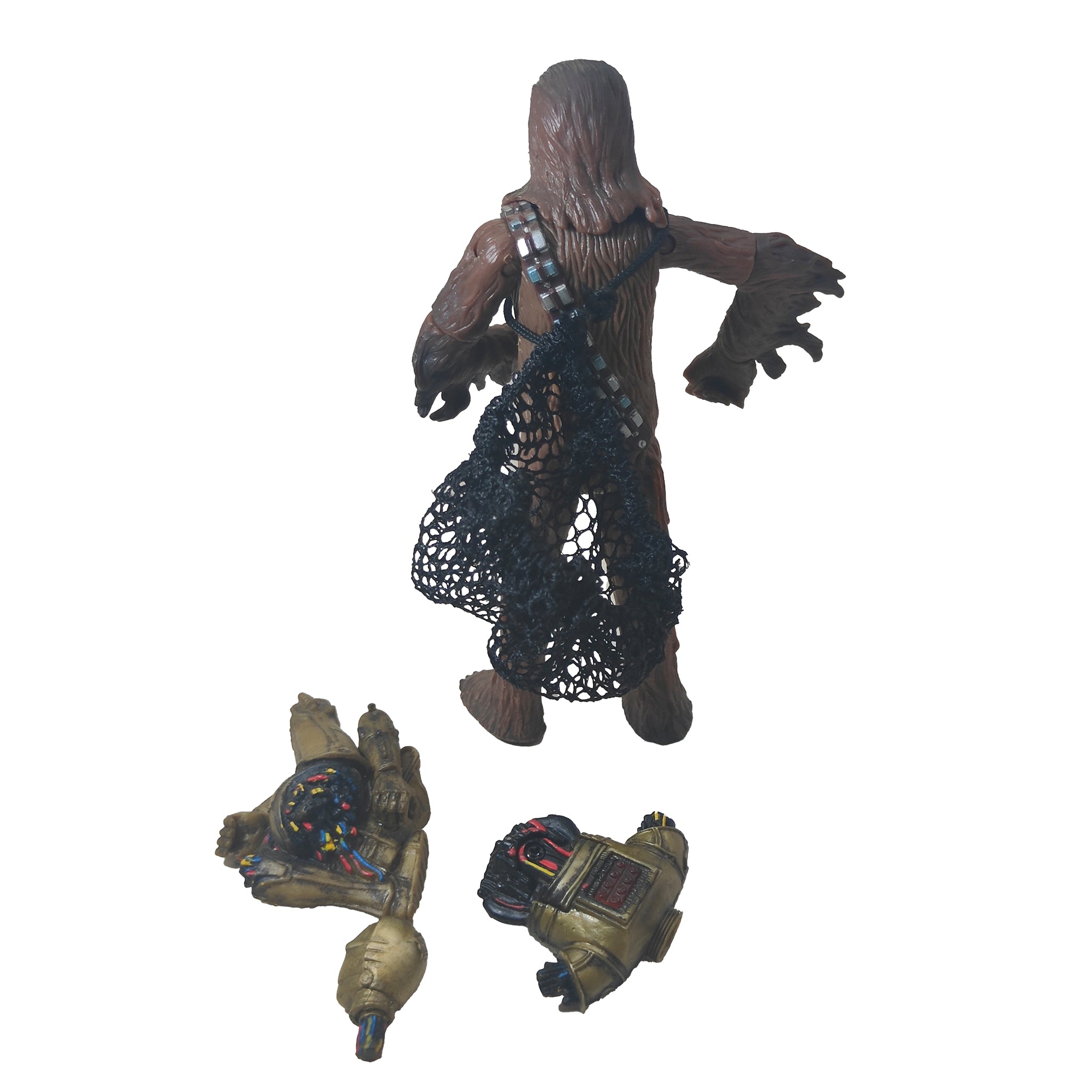 Star Wars Saga ESB Chewbacca Cloud City Capture 3.75 Inch Action Figure 2002 – Star Wars, Hasbro, 9.5 cm, 2002, pre-owned collector piece, Uncanny Collectibles Dublin Ireland
