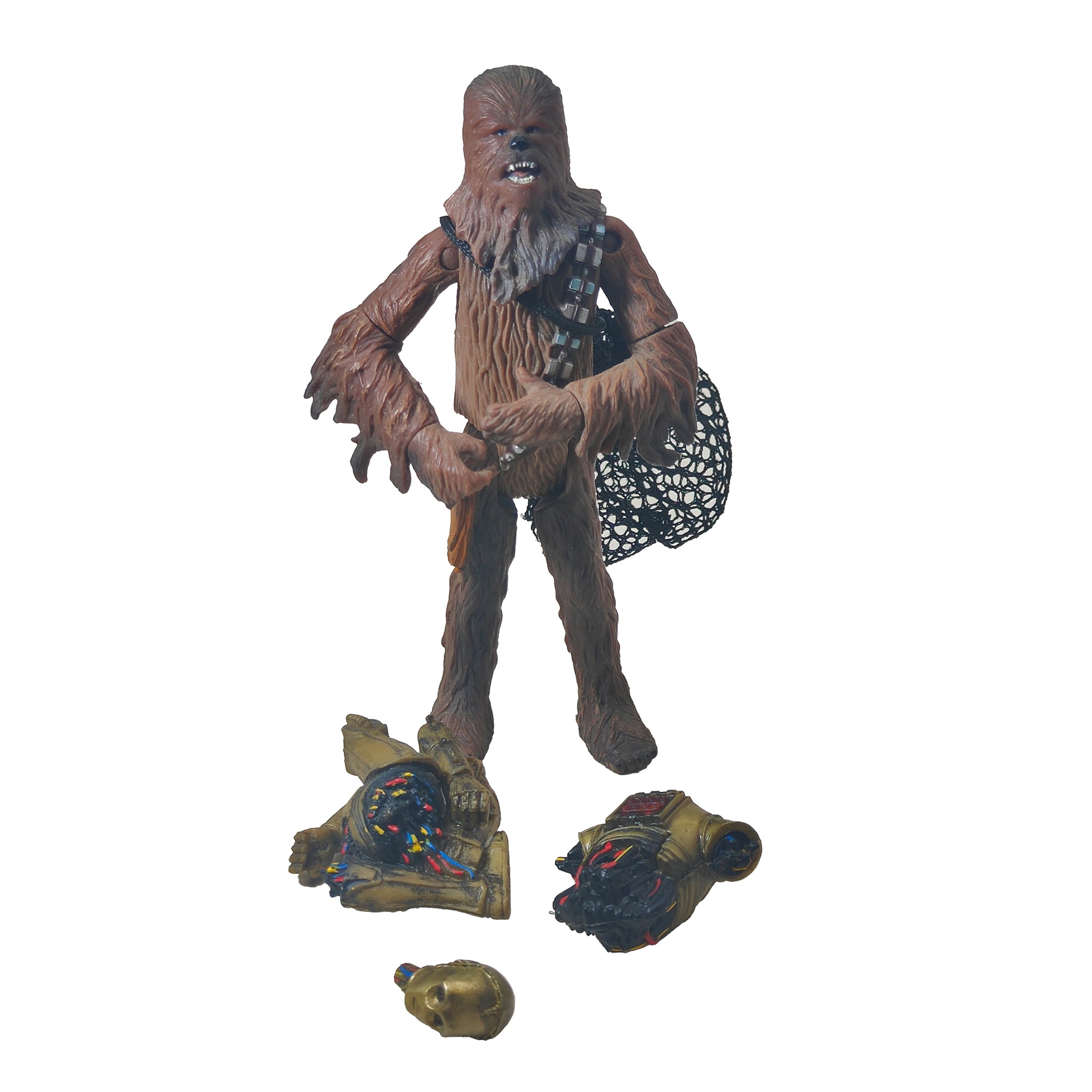 Star Wars Saga ESB Chewbacca Cloud City Capture 3.75 Inch Action Figure 2002 – Star Wars, Hasbro, 9.5 cm, 2002, pre-owned collector piece, Uncanny Collectibles Dublin Ireland