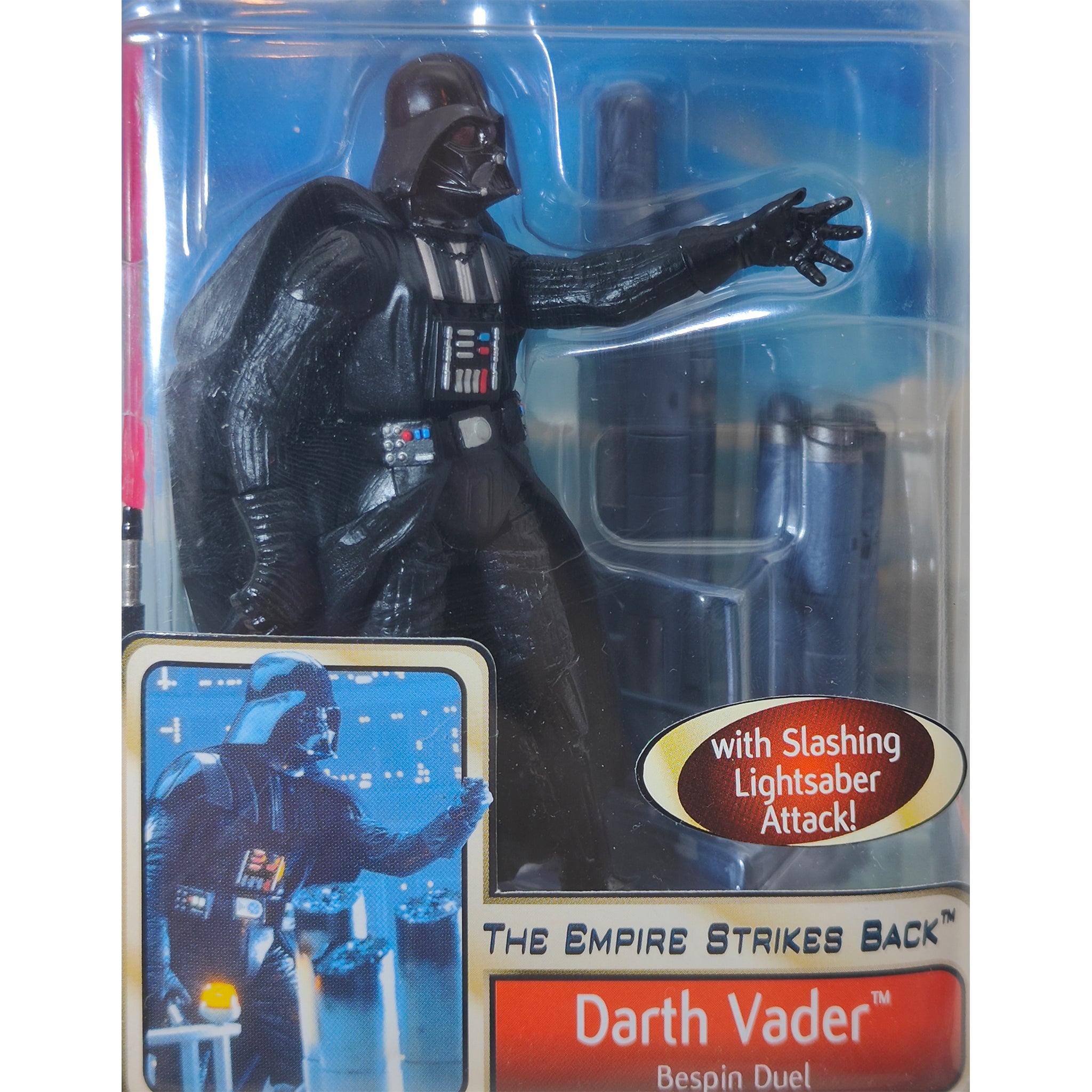 Star Wars Saga ESB Darth Vader Bespin Duel 3.75 Inch Action Figure 2002 – Star Wars, Hasbro, 9.5 cm, 2002, pre-owned collector piece, Uncanny Collectibles Dublin Ireland