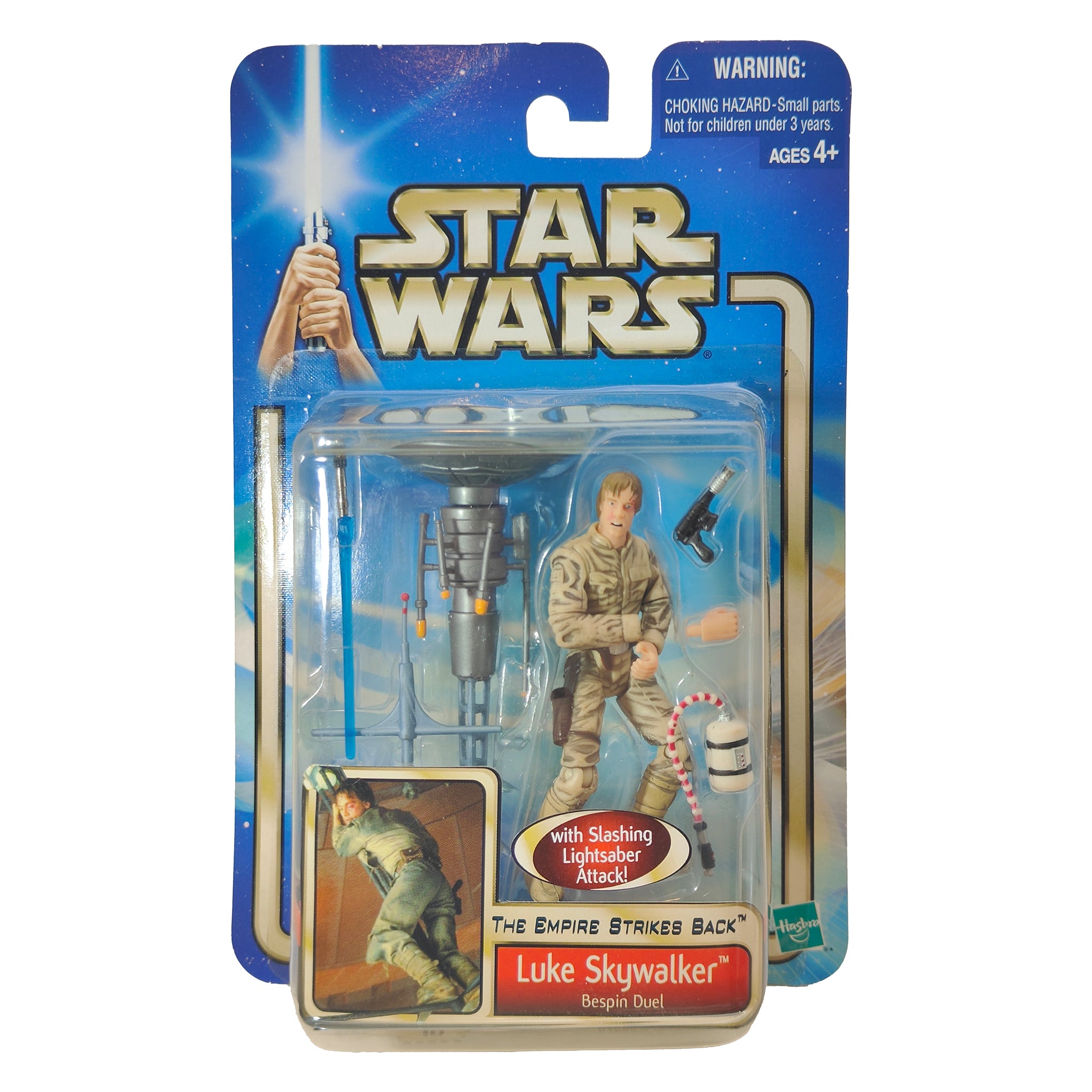Star Wars Saga ESB Luke Skywalker Bespin Duel 3.75 Inch Action Figure 2002 – Star Wars, Hasbro, 9.5 cm, 2002, pre-owned collector piece, Uncanny Collectibles Dublin Ireland