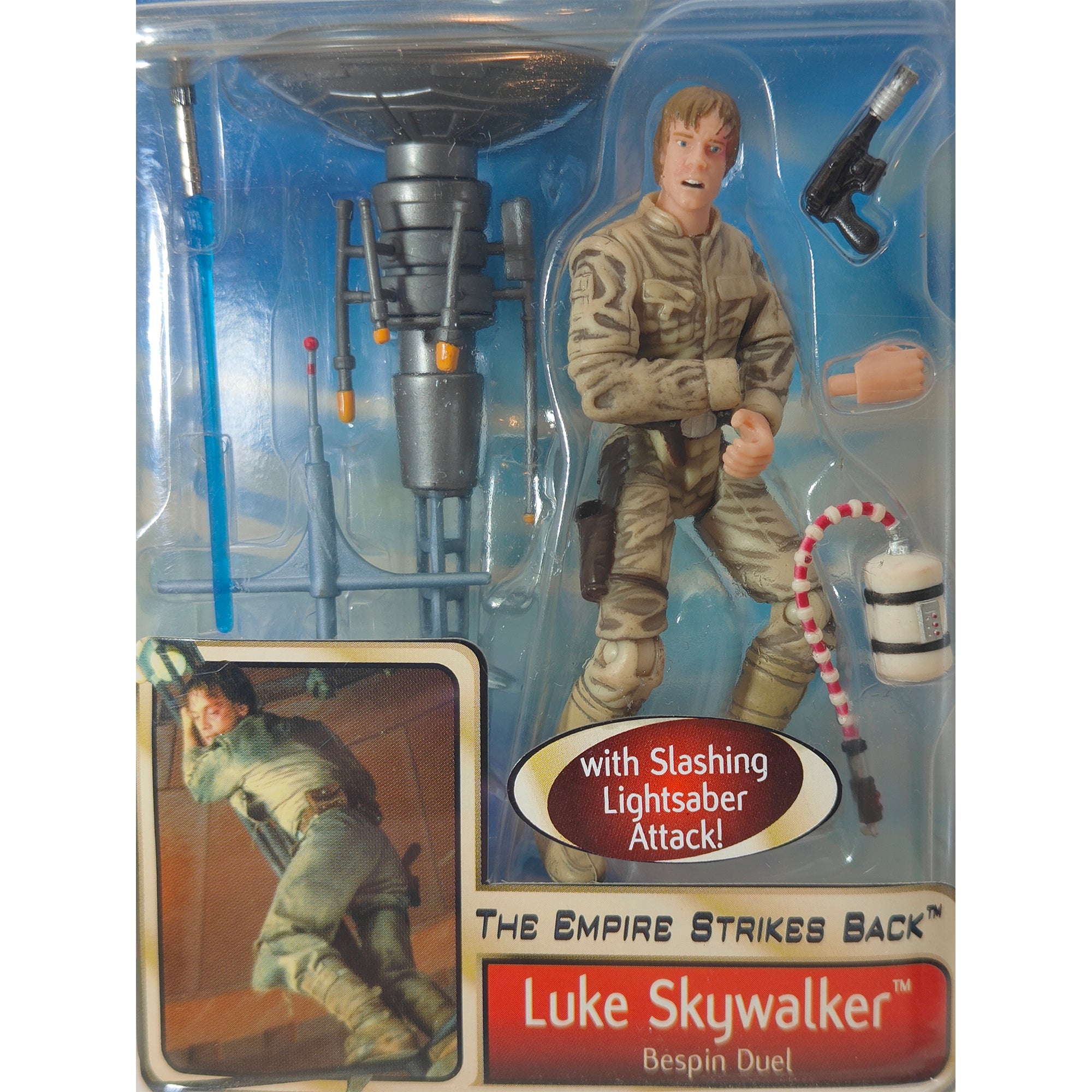 Star Wars Saga ESB Luke Skywalker Bespin Duel 3.75 Inch Action Figure 2002