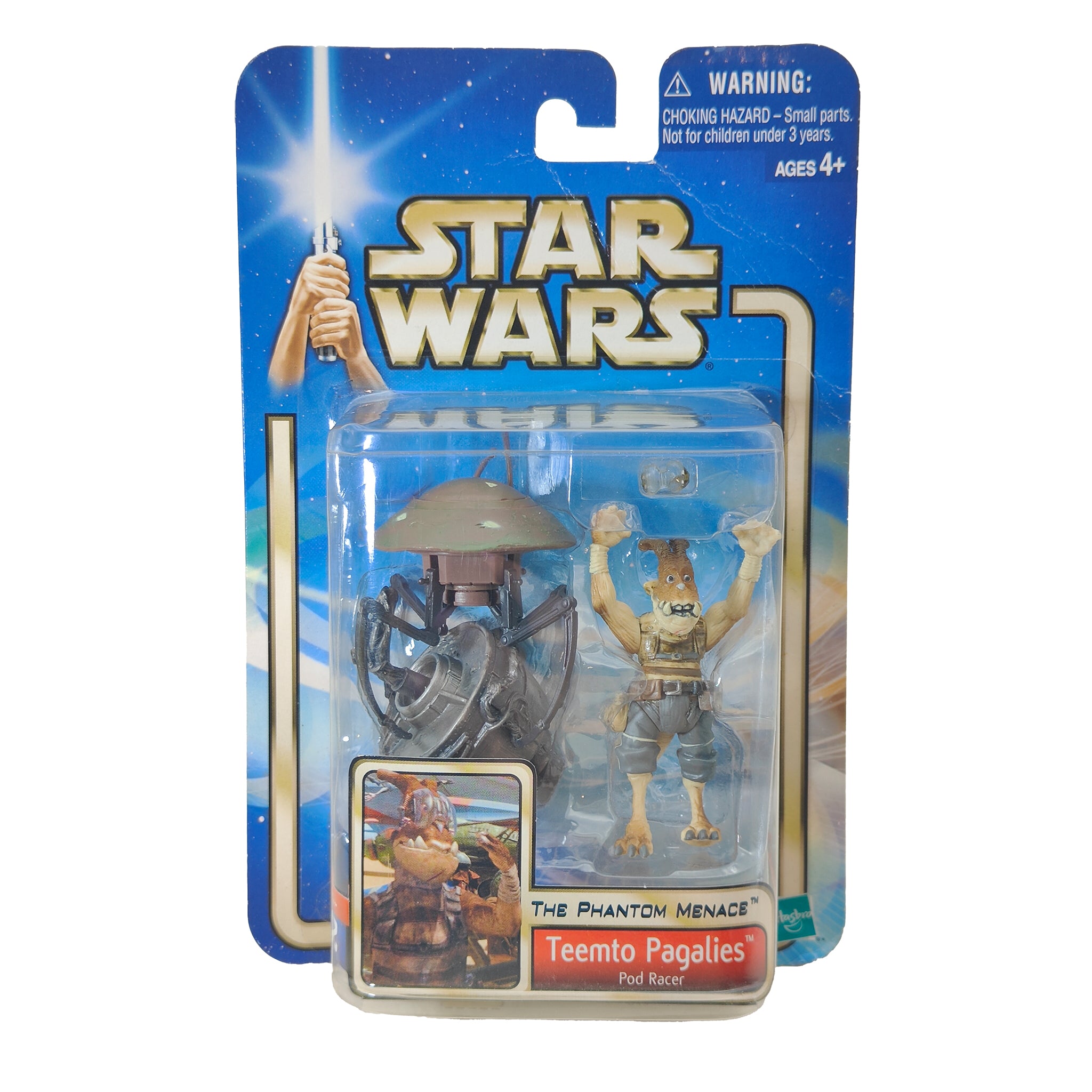 Star Wars Saga Phantom Menace Teemto Pagalies 3.75 Inch Action Figure 2002 – Star Wars, Hasbro, 9.5 cm, 2002, pre-owned collector piece, Uncanny Collectibles Dublin Ireland