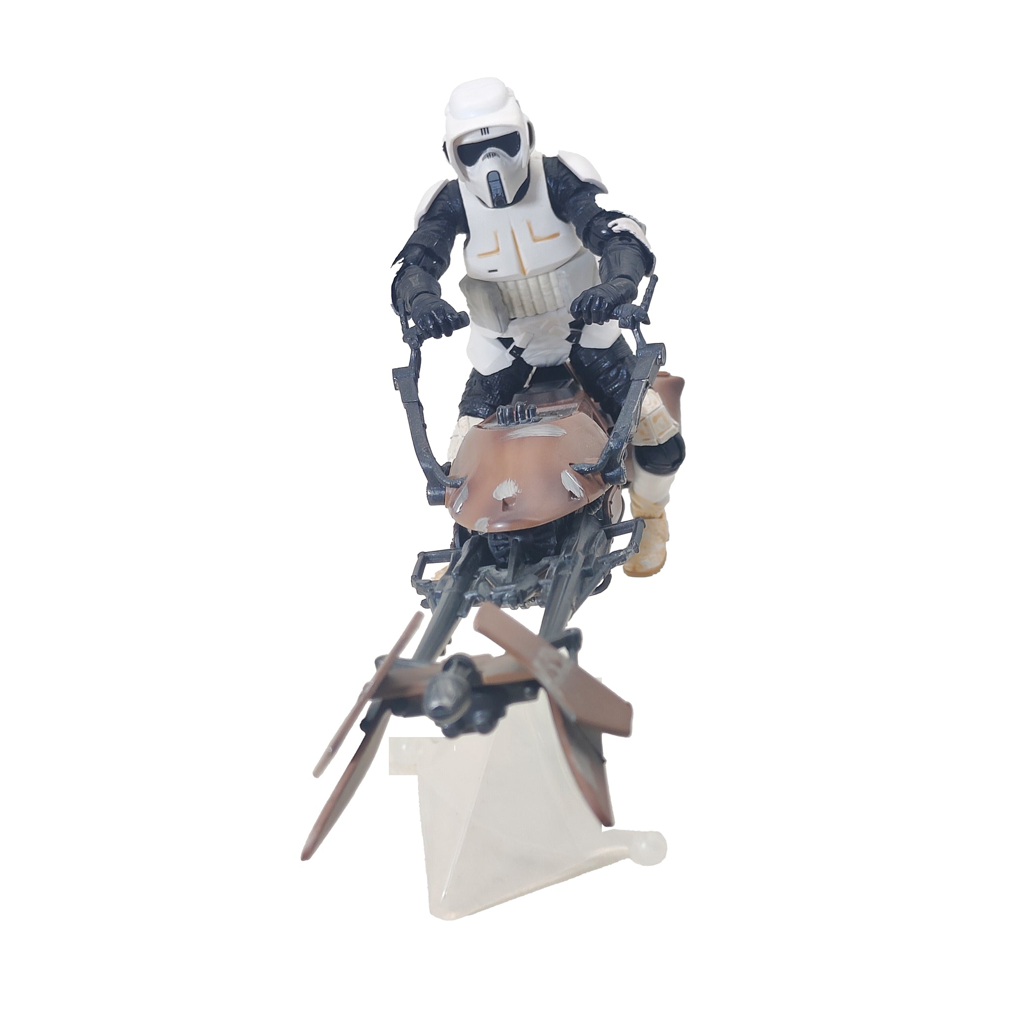 Star Wars Scout Trooper Speeder Bike Deluxe Black Series Hasbro Figure Set