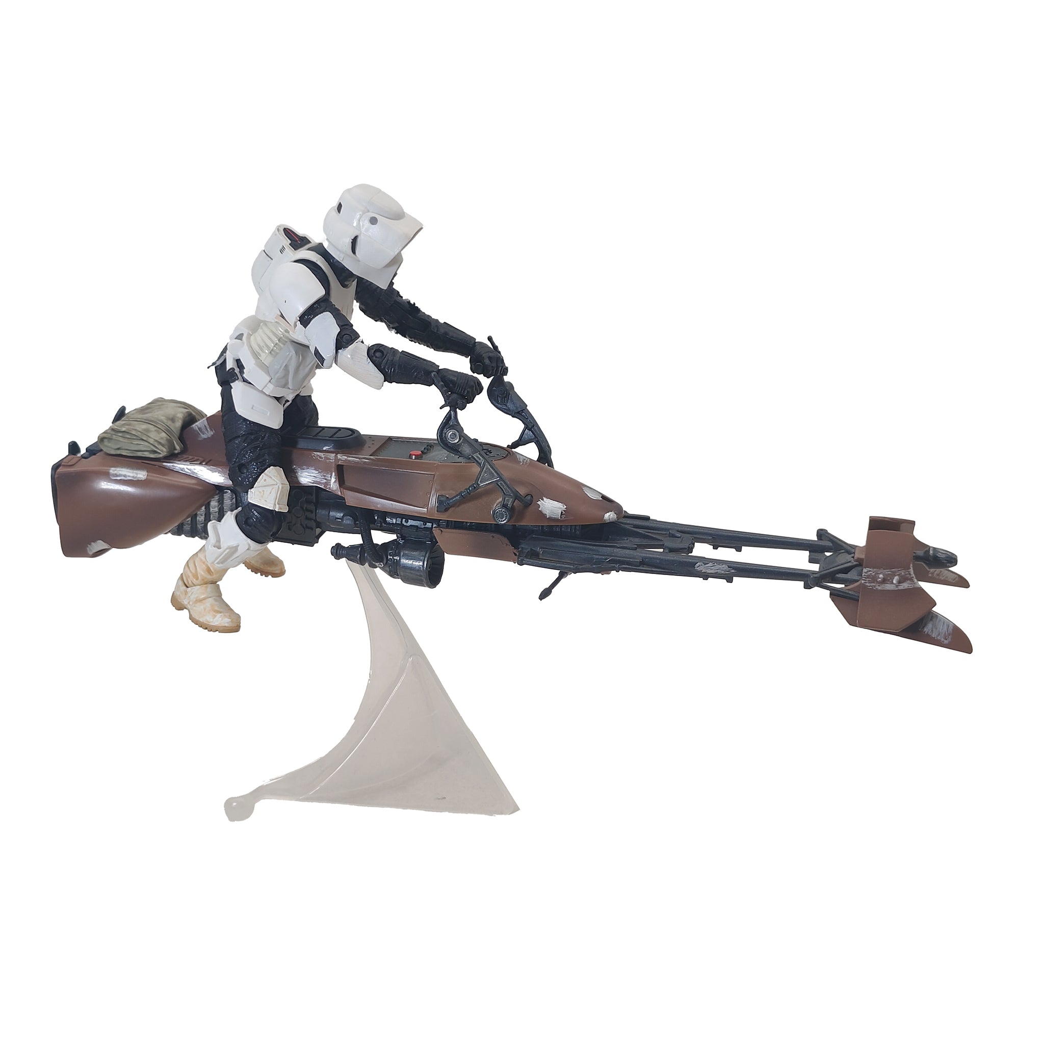Star Wars Scout Trooper Speeder Bike Deluxe Black Series Hasbro Figure Set