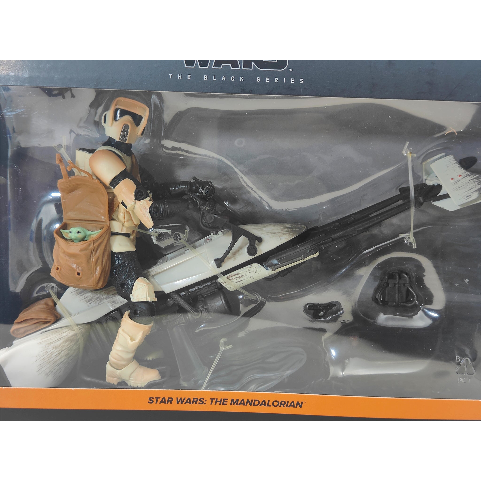 Star Wars Scout Trooper Speeder Bike Grogu Black Series Deluxe Set 2020