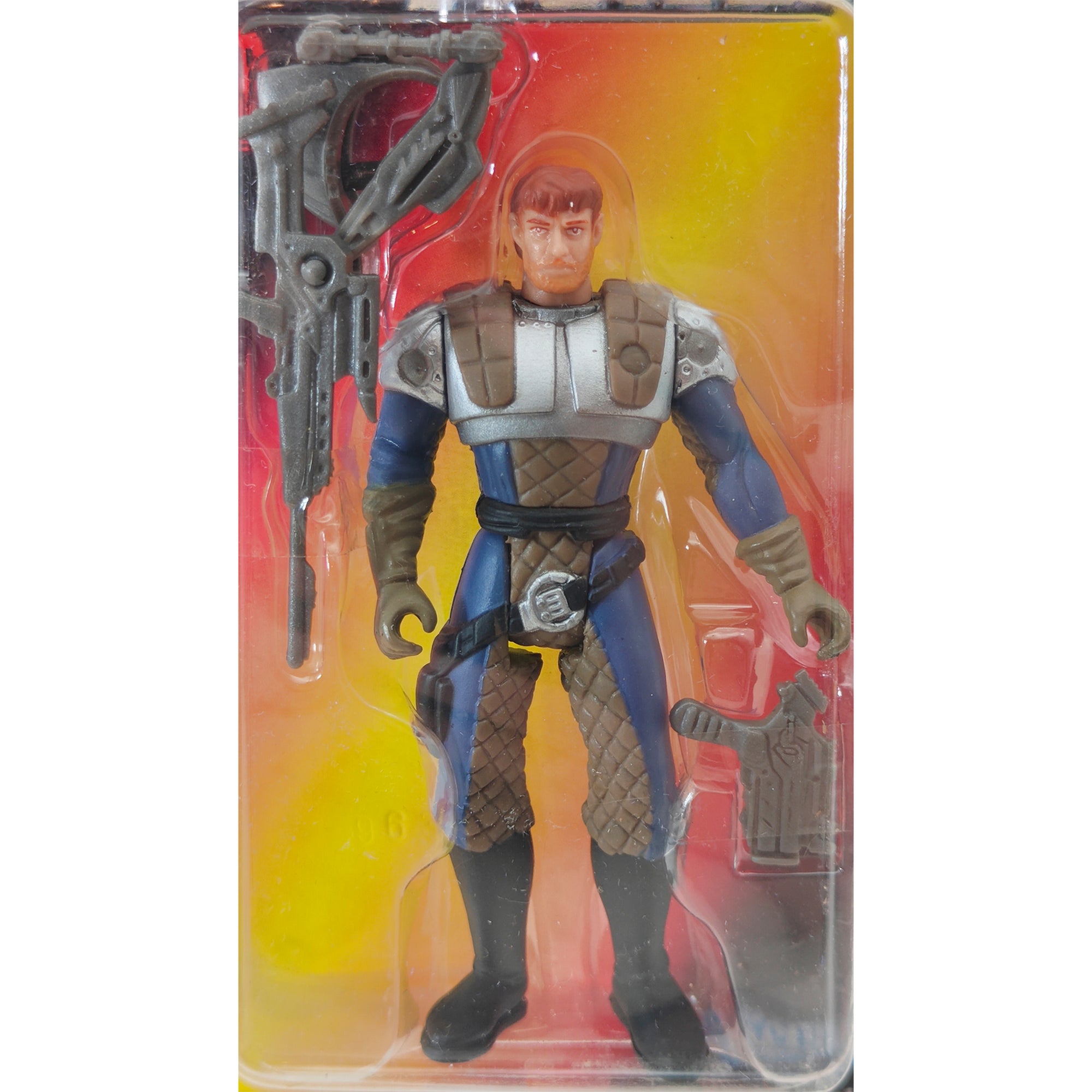 Star Wars Shadows Of The Empire Dash Rendar 3.75 Inch Action Figure 1996 Red Euro Tri Logo Card