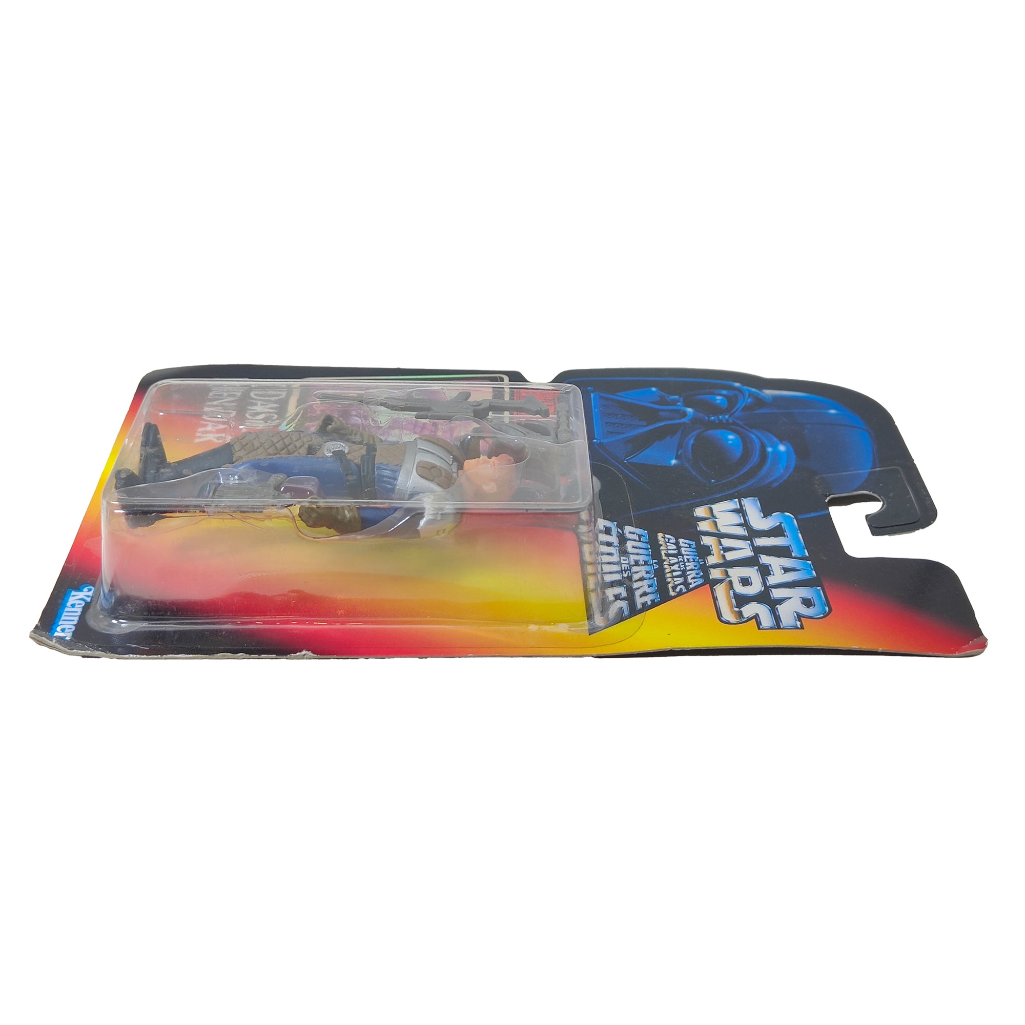 Star Wars Shadows Of The Empire Dash Rendar 3.75 Inch Action Figure 1996 Red Euro Tri Logo Card
