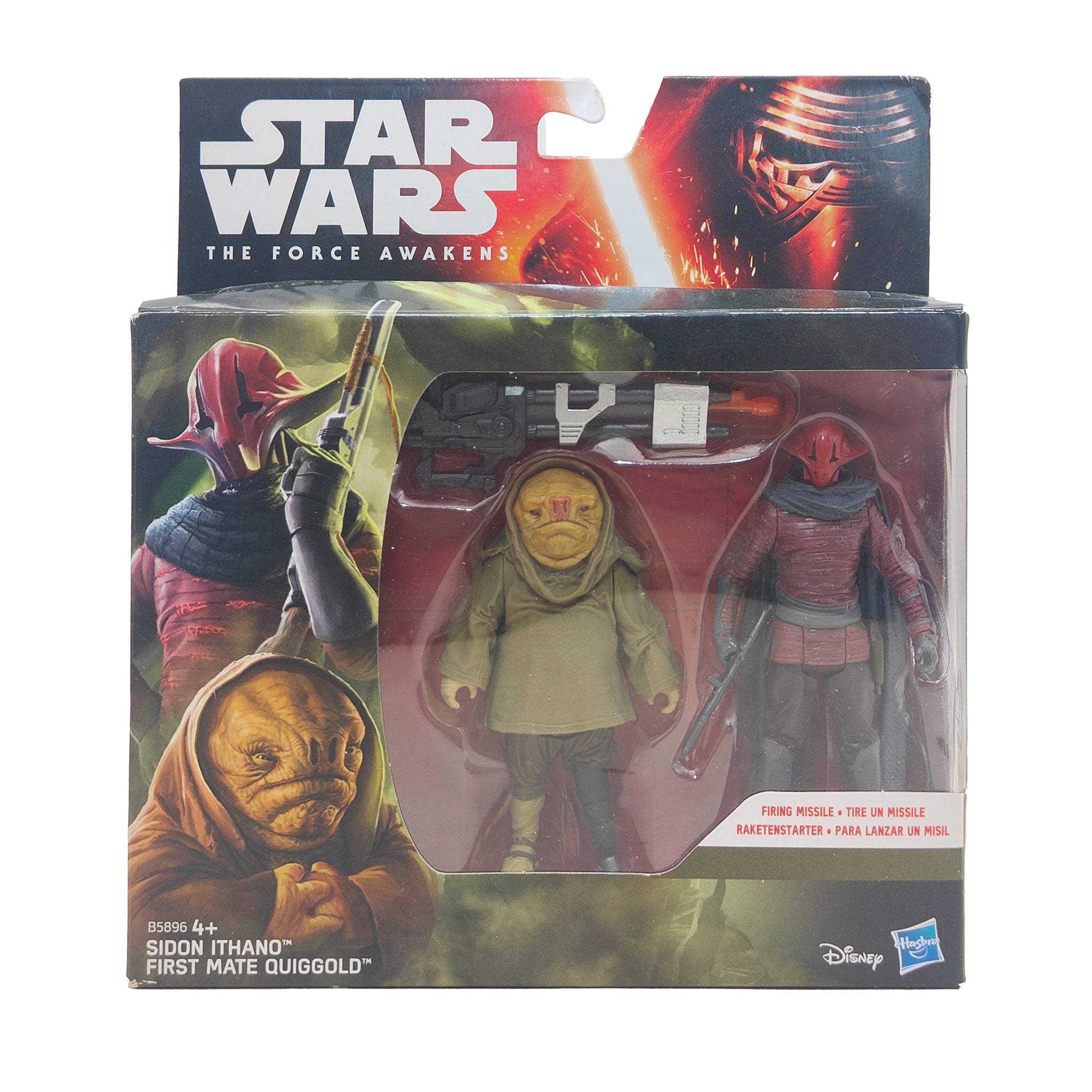 Star Wars Sidon Ithano First Mate Quiggold 3.75 Inch Hasbro Action Figure 2 Pack 2015