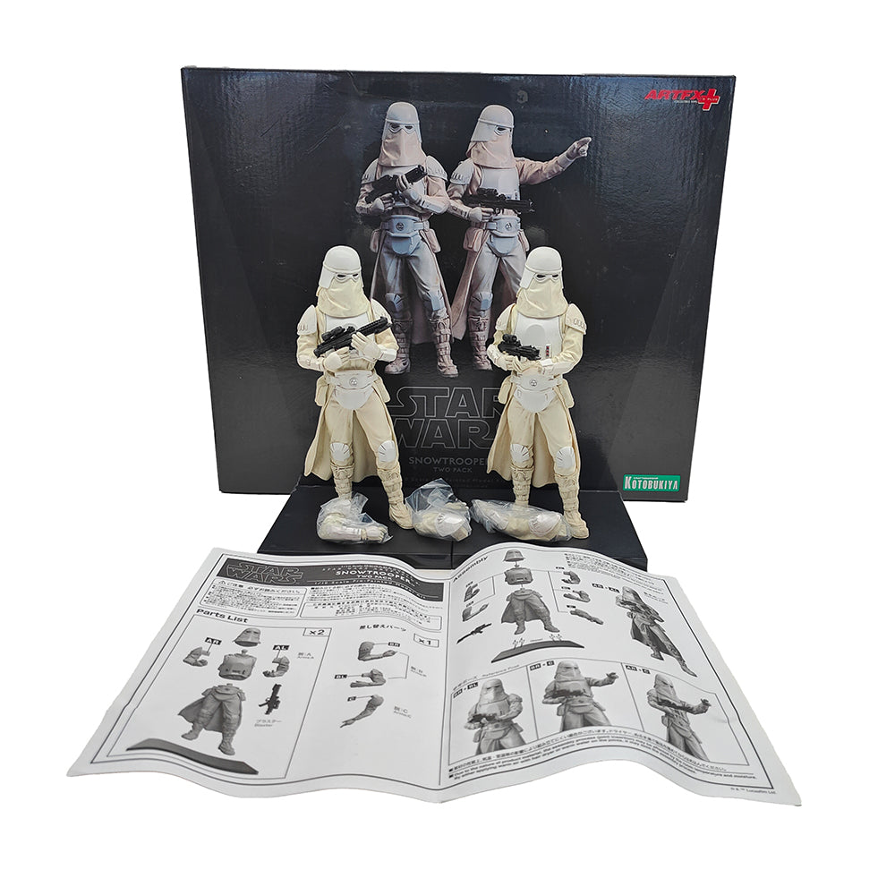 Star Wars Snowtrooper Two Pack ARTFX+ Kotobukiya 2015 SW93 – Star Wars, Kotobukiya, 18 cm, 2015, pre-owned collector piece, Uncanny Collectibles Dublin Ireland
