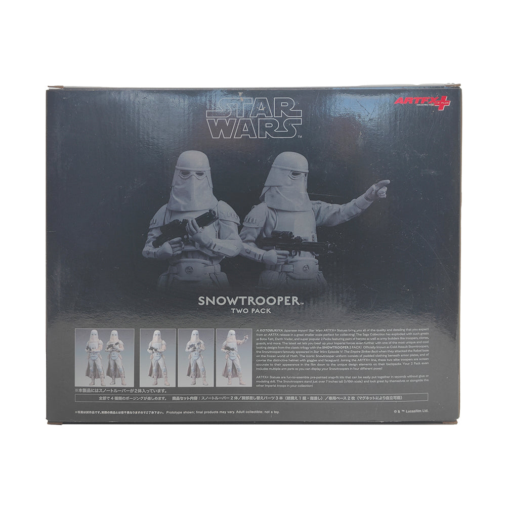 Star Wars Snowtrooper Two Pack ARTFX+ Kotobukiya 2015 SW93 – Star Wars, Kotobukiya, 18 cm, 2015, pre-owned collector piece, Uncanny Collectibles Dublin Ireland