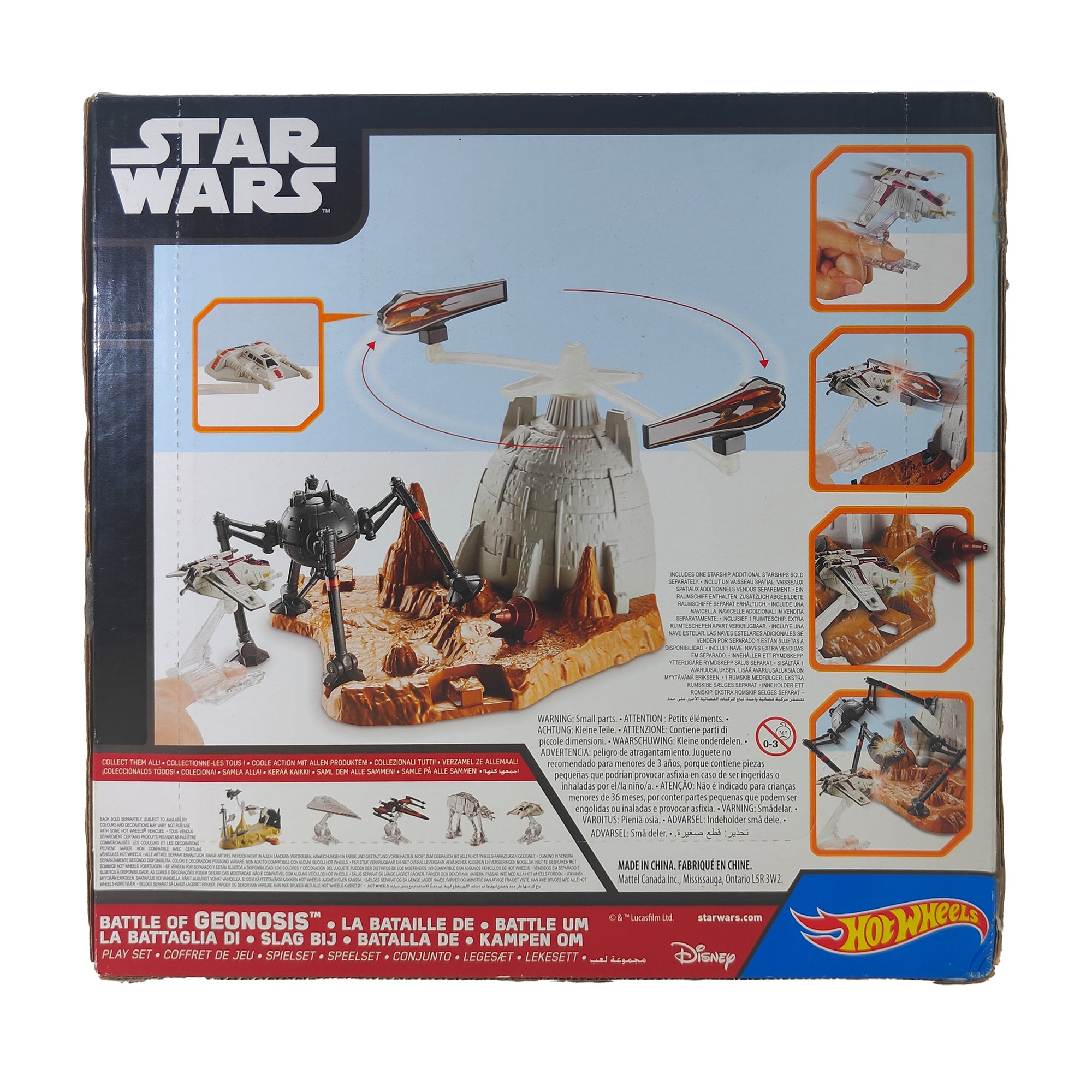 Star Wars Starship Battle of Geonosis Hot Wheels Playset 2015