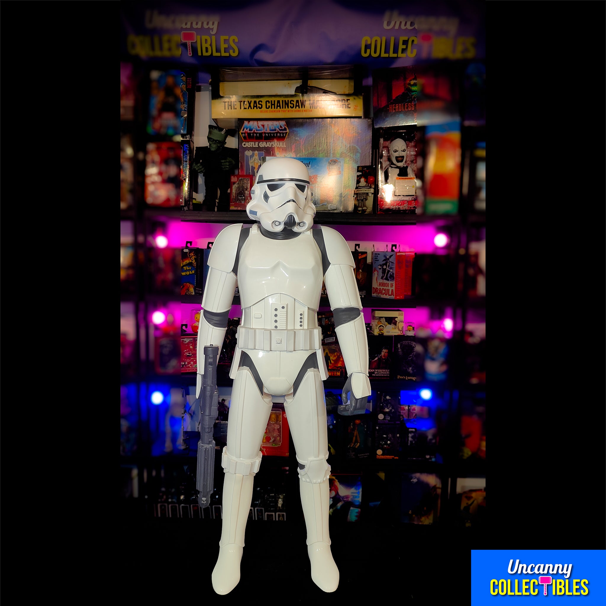 Star Wars Stormtrooper Jakks Pacific Giant Action Figure 2014 76cm – Star Wars, JAKKS Pacific, 76 cm, 2013, pre-owned collector piece, Uncanny Collectibles Dublin Ireland