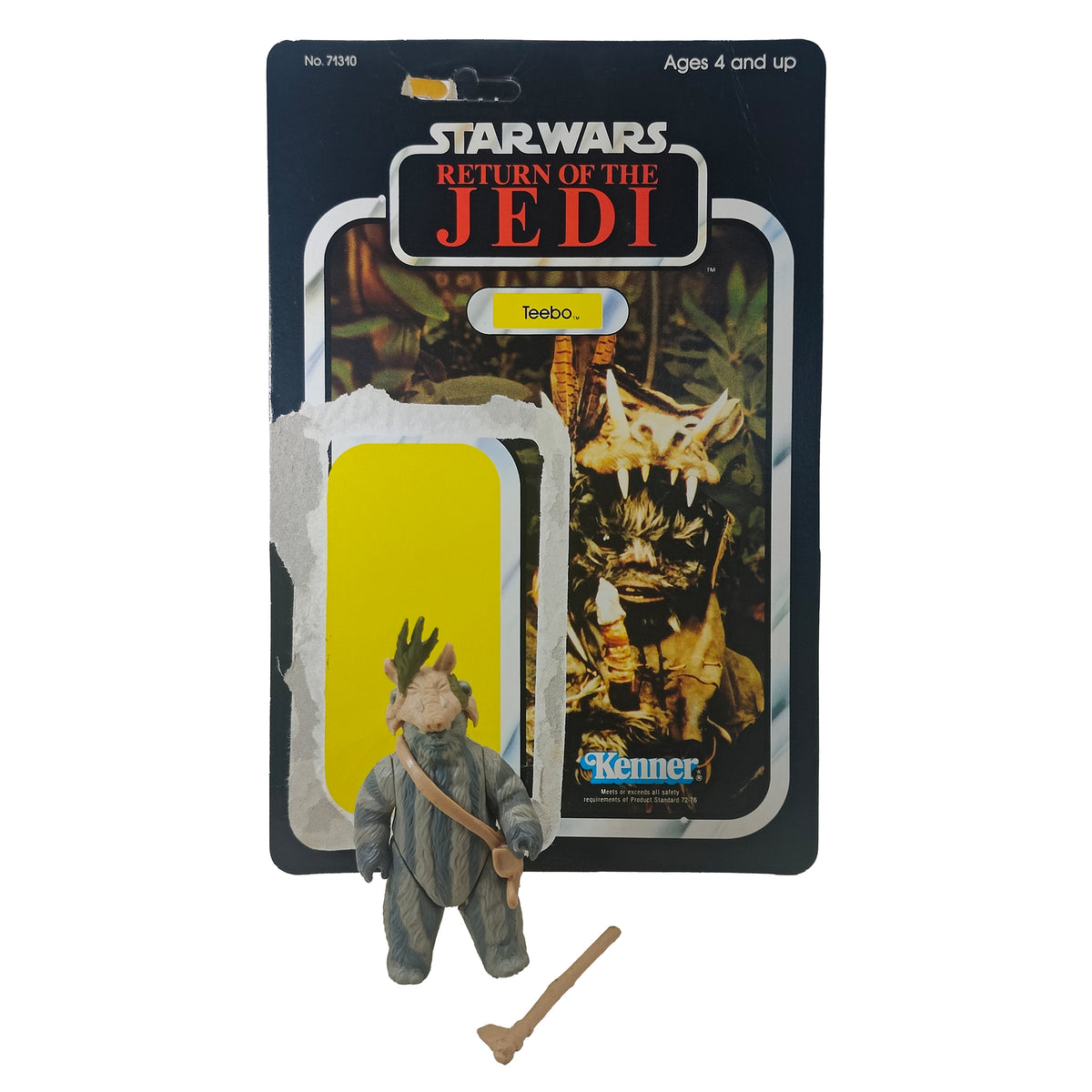 Star Wars Teebo Ewok 3.75 inch Kenner ROTJ 1984