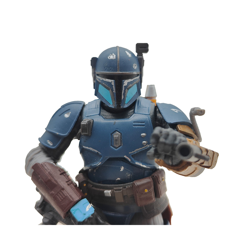 Star Wars The Mandalorian Black Series Heavy Infantry Mandalorian Deluxe Hasbro Action Figure 2019 15cm – Star Wars, Hasbro, 15 cm, 2019, pre-owned collector piece, Uncanny Collectibles Dublin Ireland