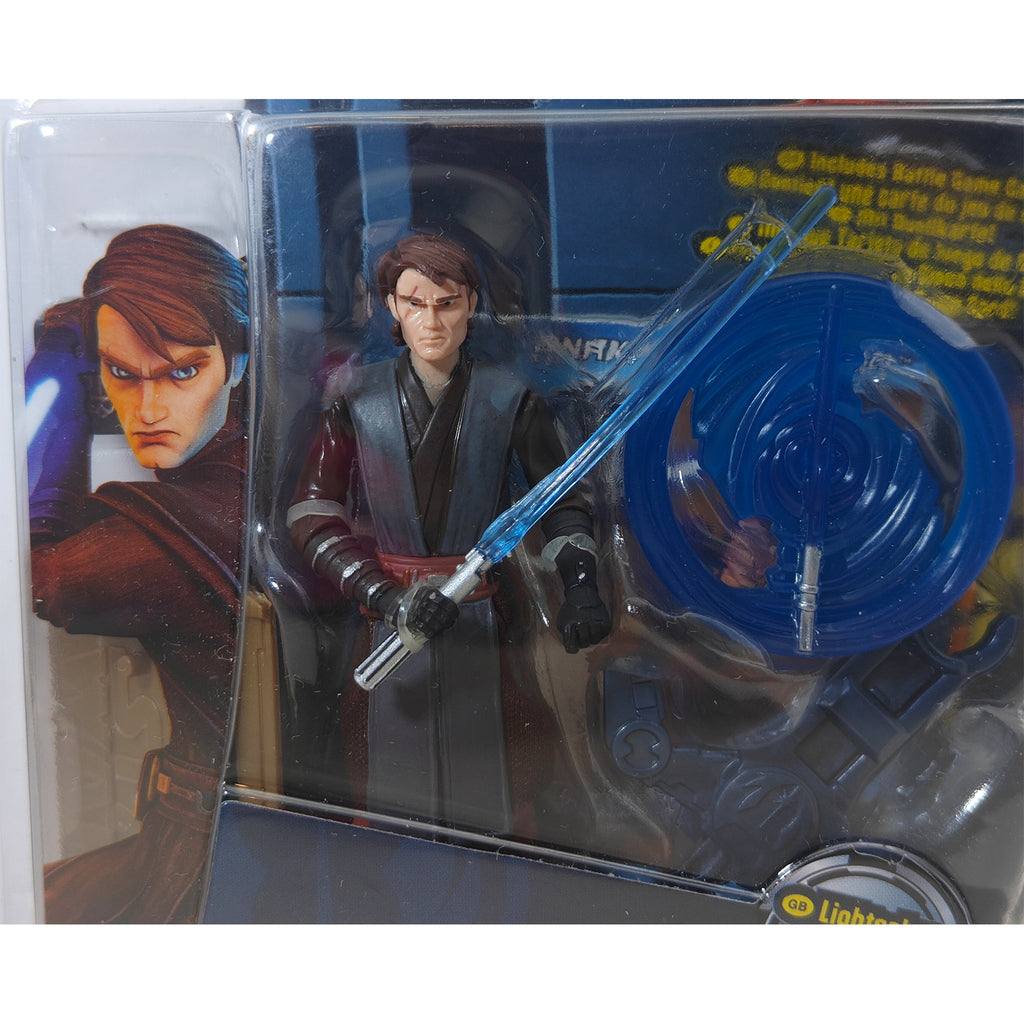 Star Wars The Clone Wars Anakin Skywalker Darth Maul Card Hasbro Figure 2012