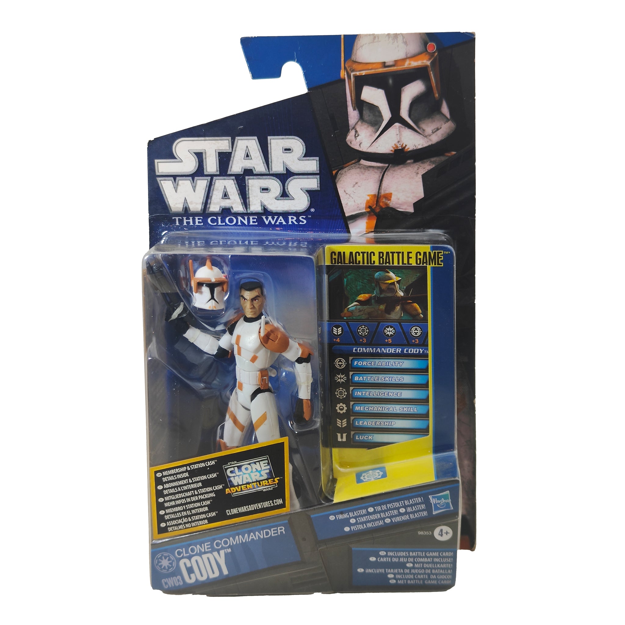 Star Wars The Clone Wars Clone Commander Cody CW03 Hasbro Action Figure