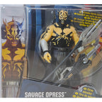 Star Wars The Clone Wars Savage Opress CW3 Darth Maul Card Hasbro Figure 2012