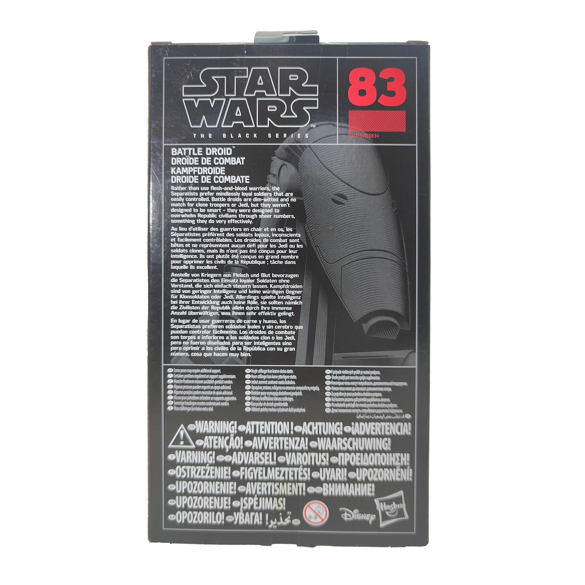 Star Wars Black Series Battle Droid Hasbro Action Figure 2019 15cm