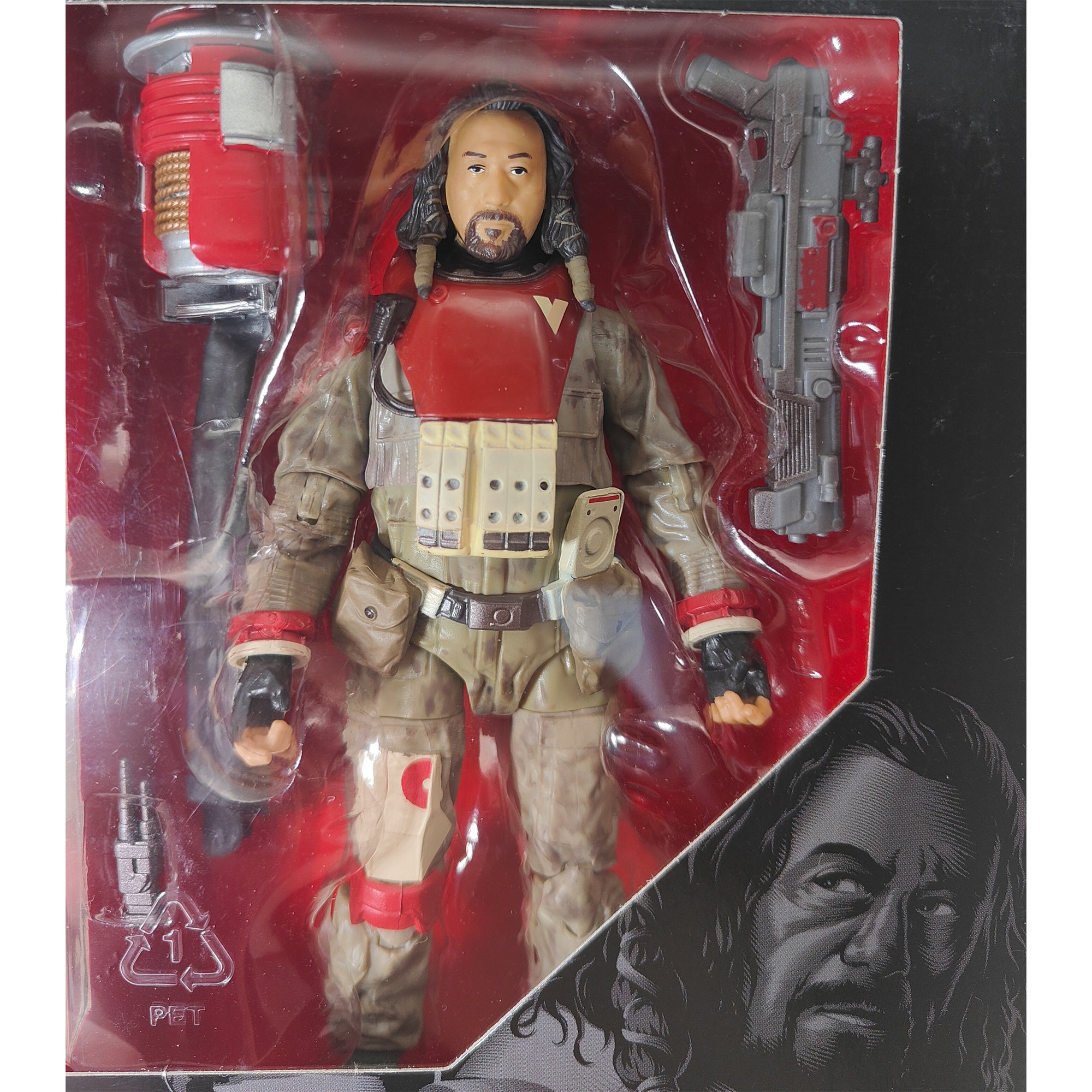 Star Wars The Force Awakens Black Series Baze Malbus Hasbro Action Figure 2016 15cm