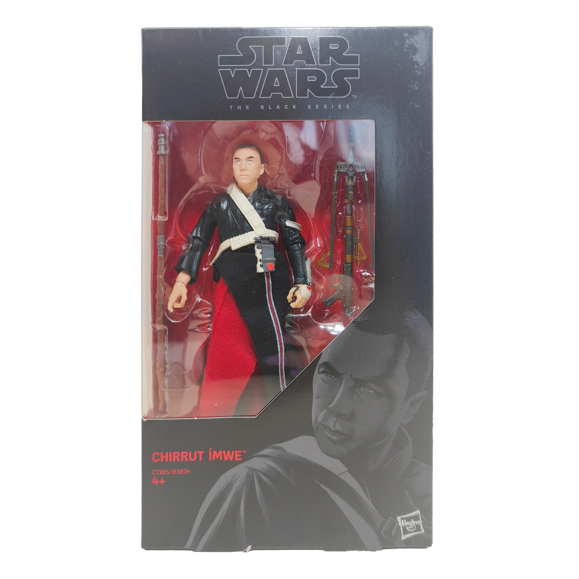 Star Wars The Force Awakens Black Series Chirrut Imwe Hasbro Action Figure 2016 15cm