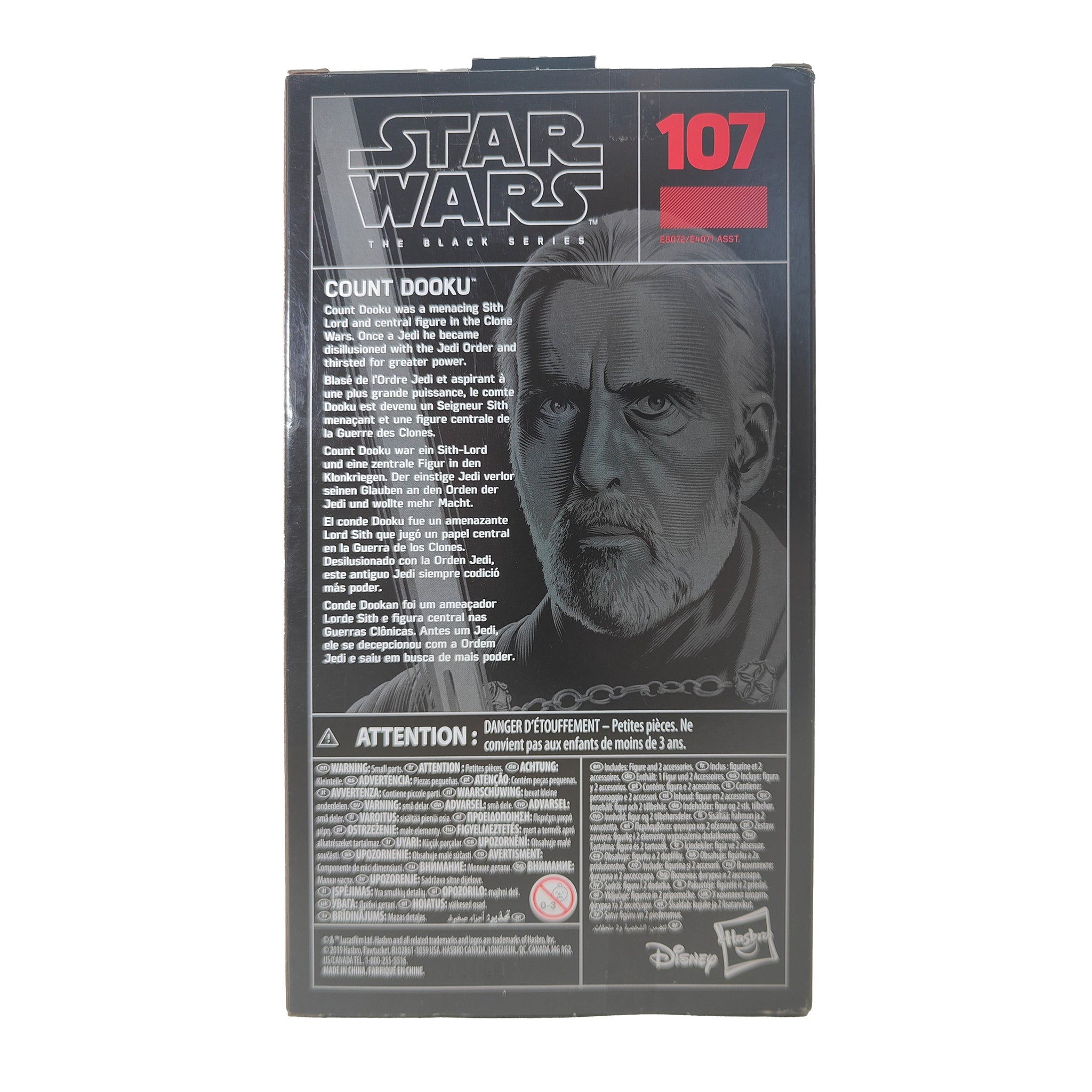 Star Wars Black Series Count Dooku Hasbro Action Figure 2020 15cm – Star Wars, Hasbro, 15 cm, 2015, pre-owned collector piece, Uncanny Collectibles Dublin Ireland