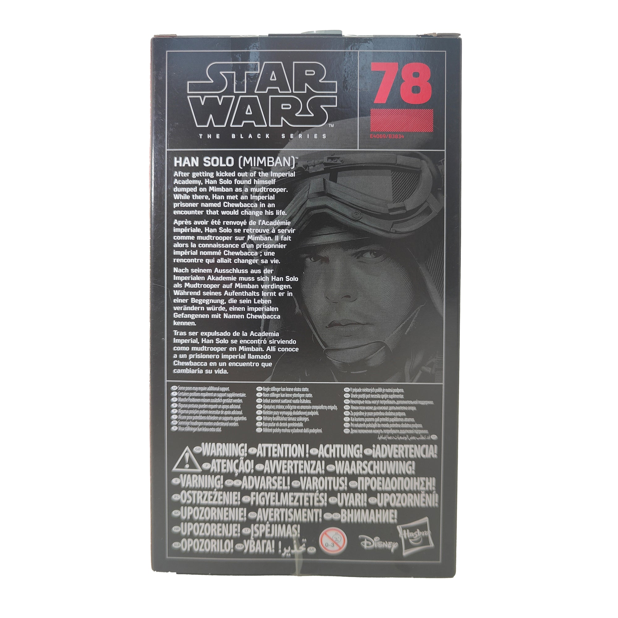 Star Wars Black Series Han Solo Mimban Hasbro Action Figure 2018 15cm