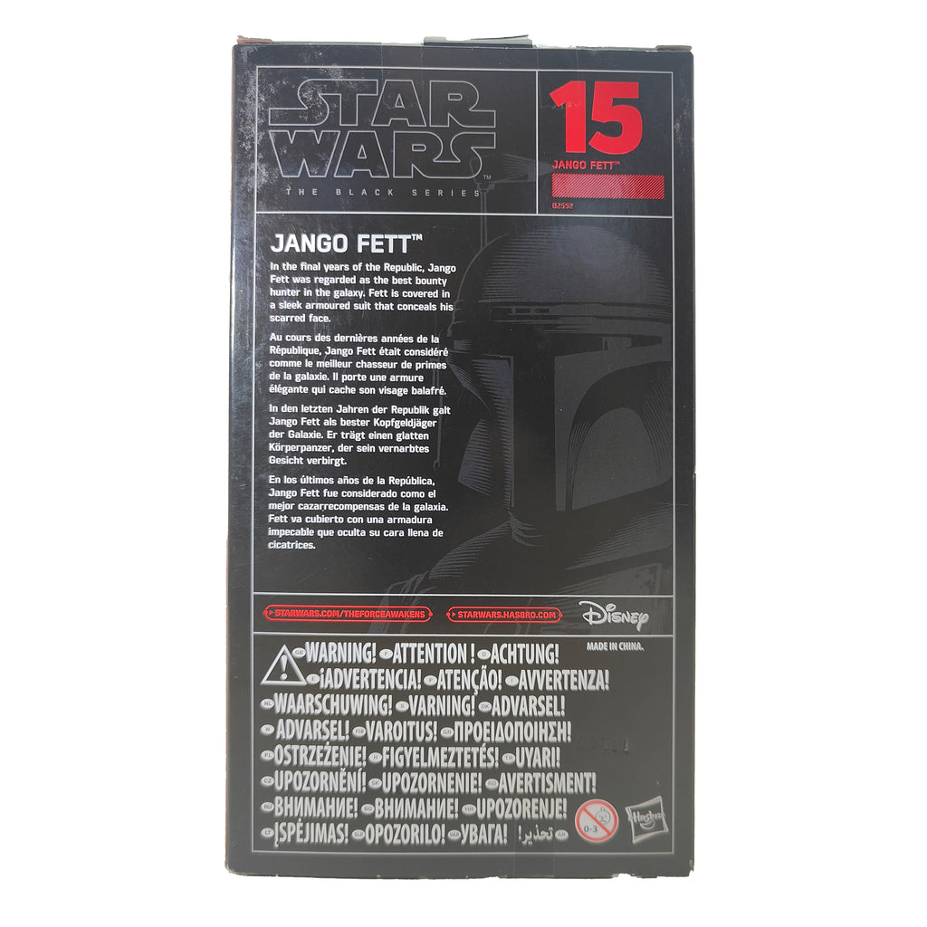 Star Wars Black Series Jango Fett Hasbro Action Figure 2016 15cm – Star Wars, Hasbro, 15 cm, 2016, pre-owned collector piece, Uncanny Collectibles Dublin Ireland
