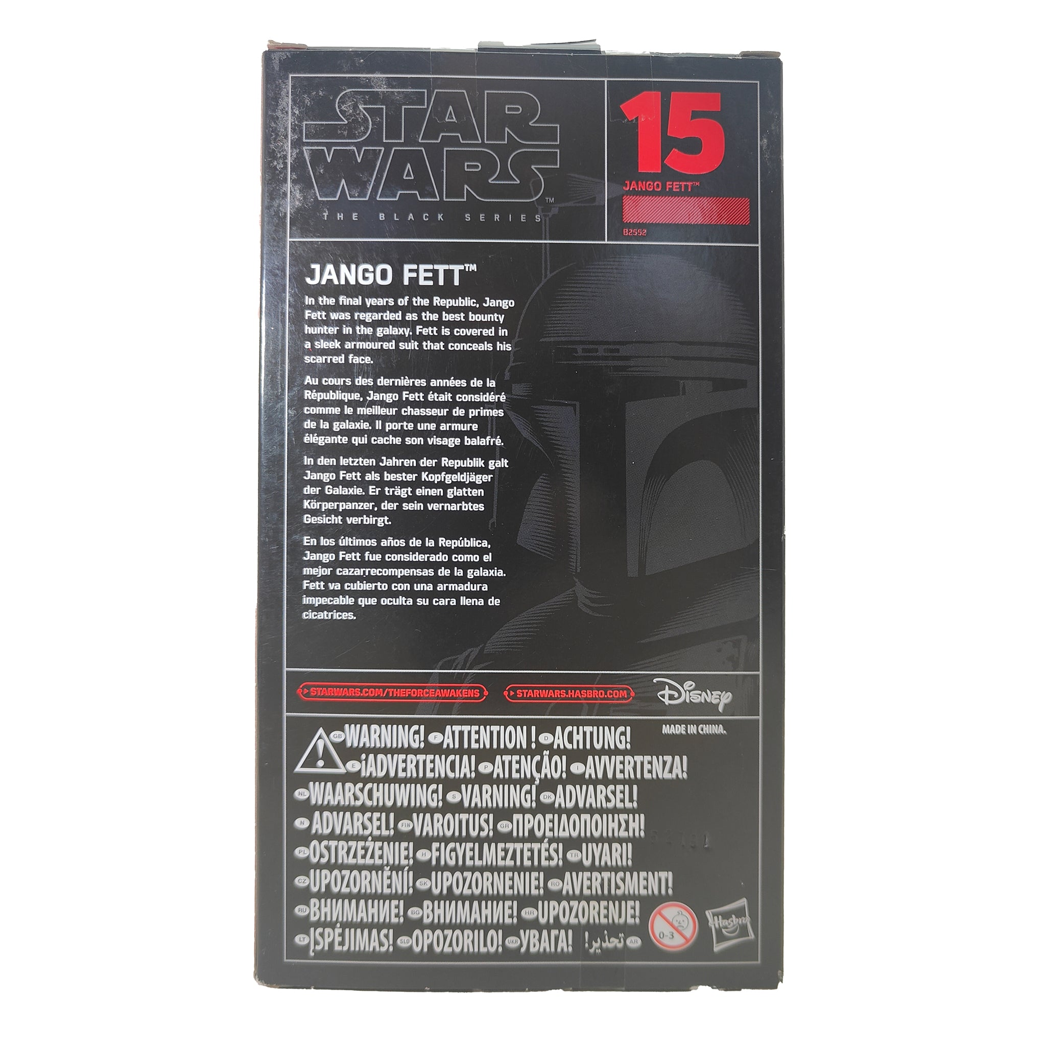 Star Wars Black Series Jango Fett Hasbro Action Figure 2016 15cm – Star Wars, Hasbro, 15 cm, 2016, pre-owned collector piece, Uncanny Collectibles Dublin Ireland