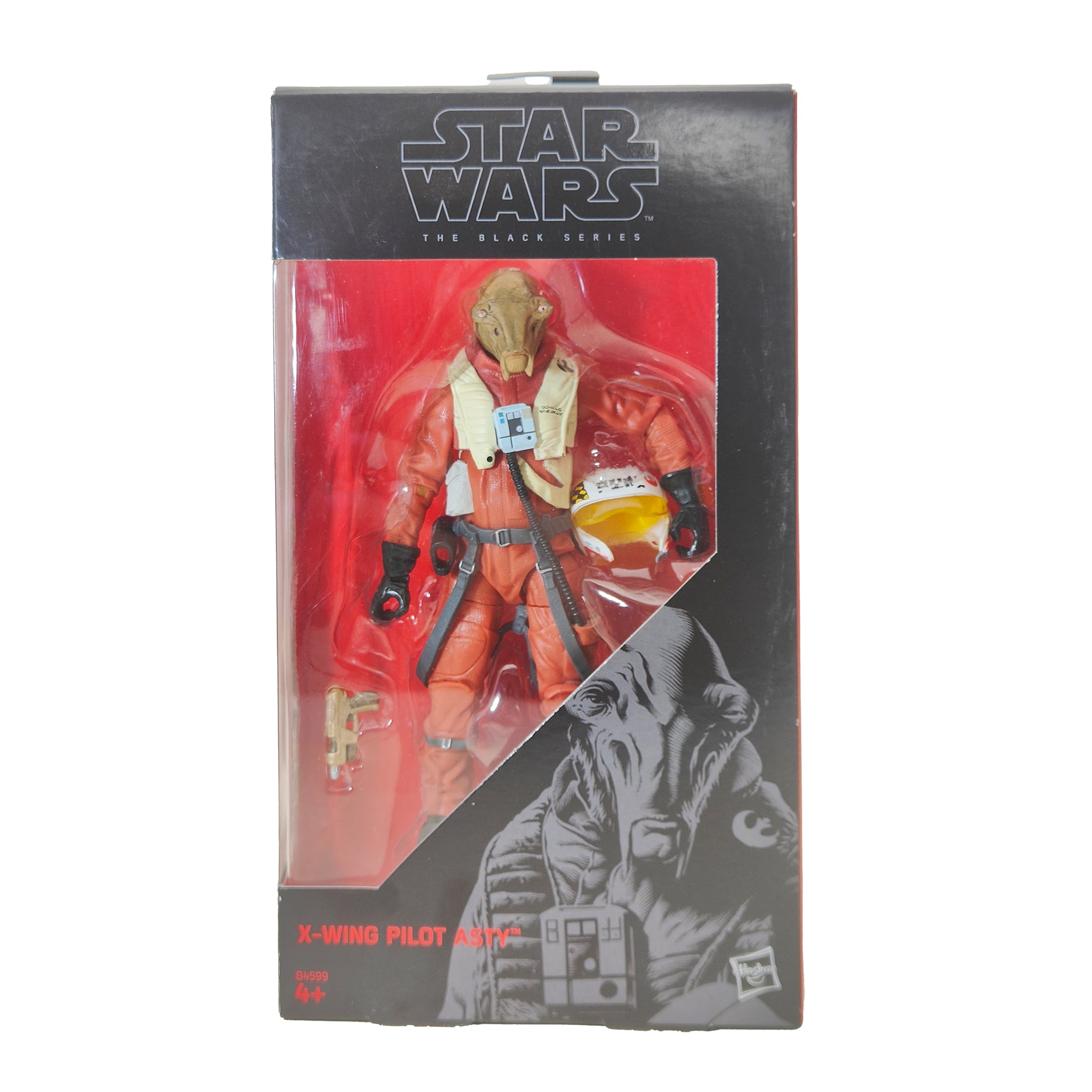 Star Wars The Force Awakens Black Series Pilot Asty Hasbro Action Figure 2015 15cm