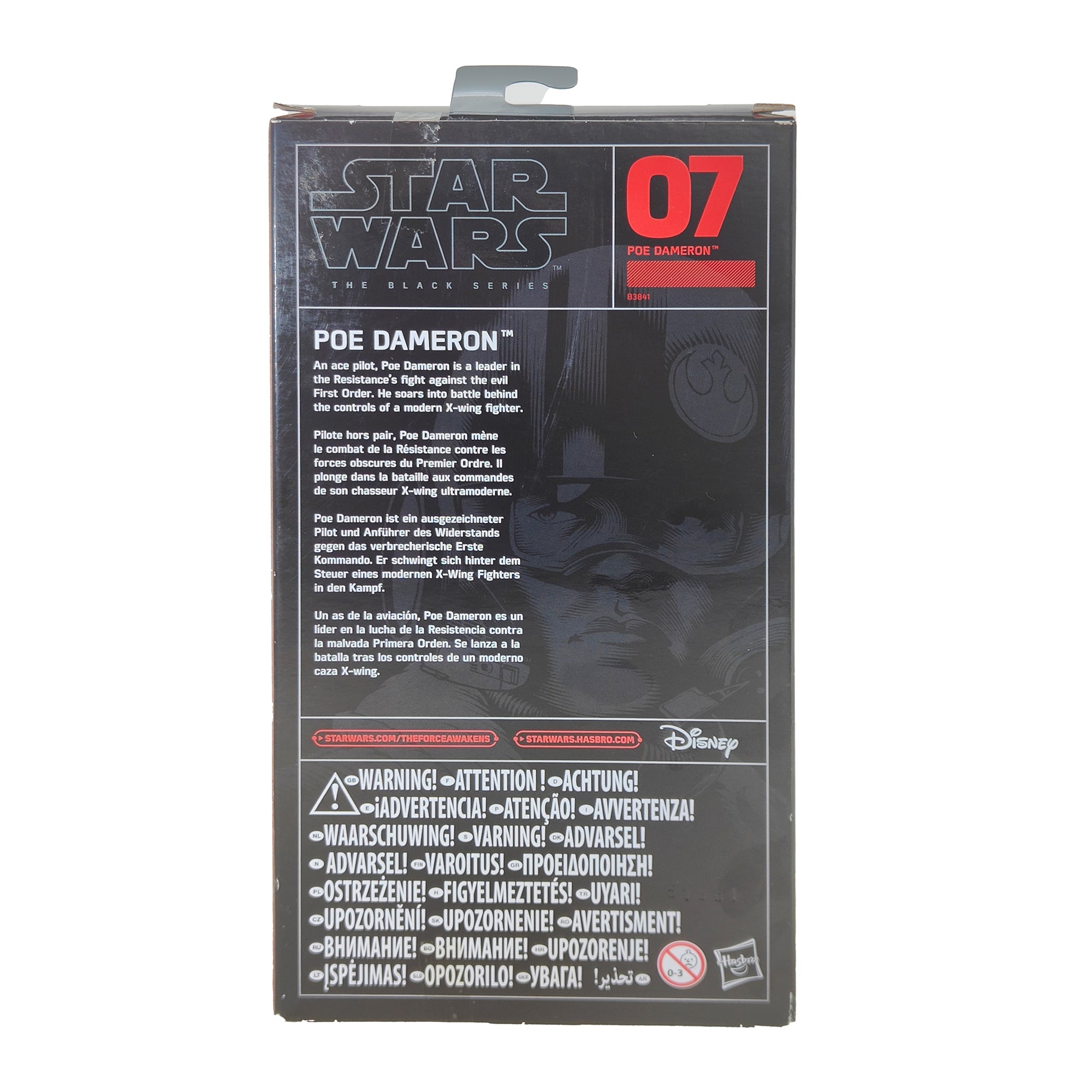 Star Wars Black Series Poe Dameron  Hasbro Action Figure 2015 15cm