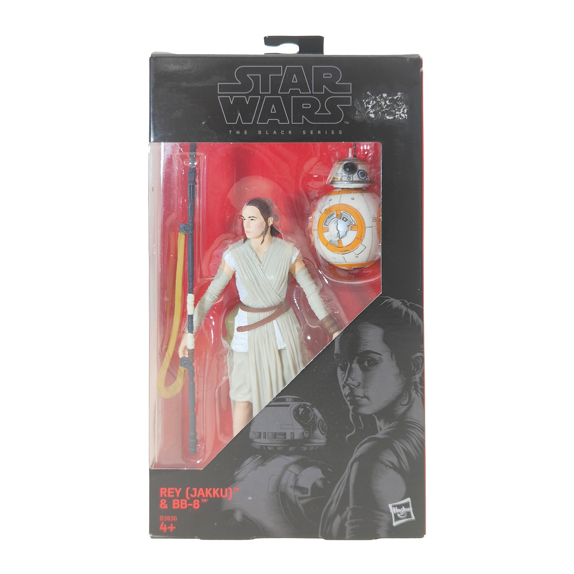 Star Wars The Force Awakens Black Series Rey and BB-8 Hasbro Action Figure 2015 15cm