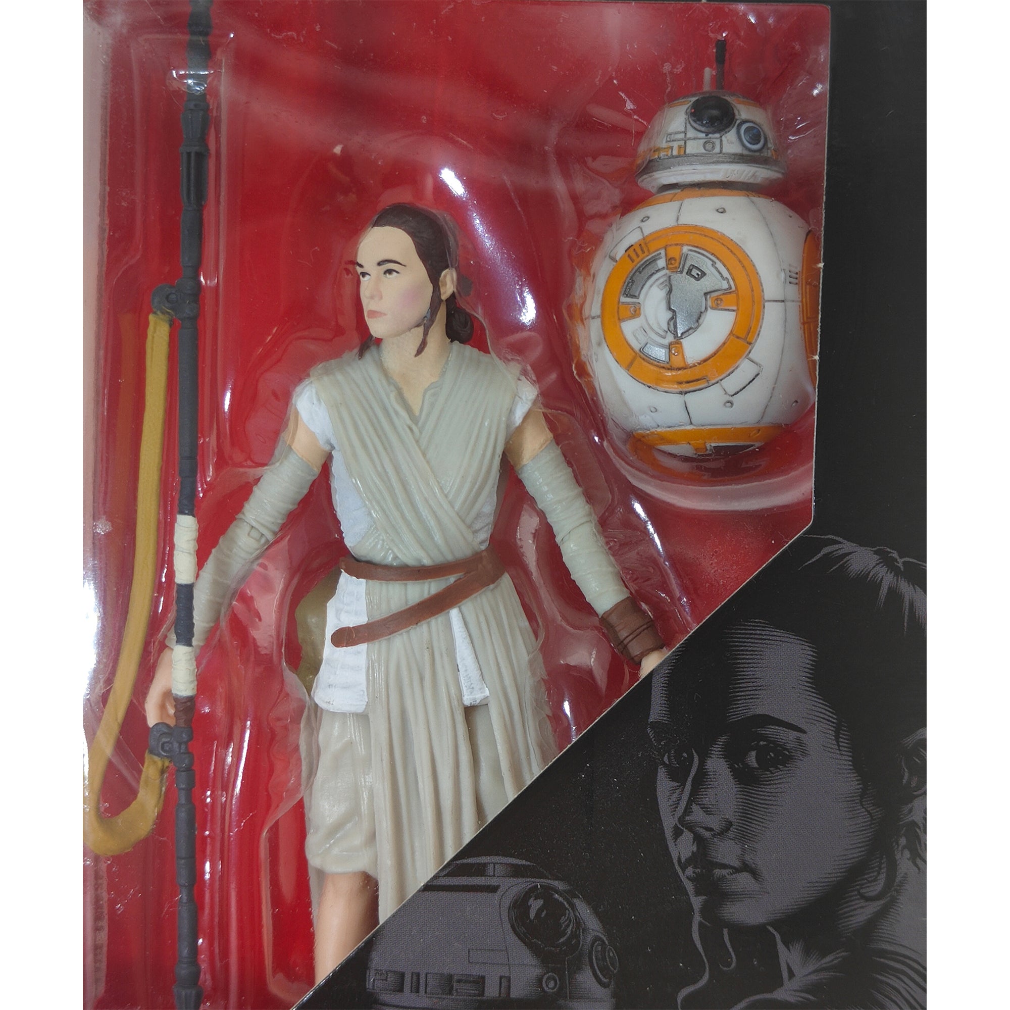 Star Wars The Force Awakens Black Series Rey and BB-8 Hasbro Action Figure 2015 15cm