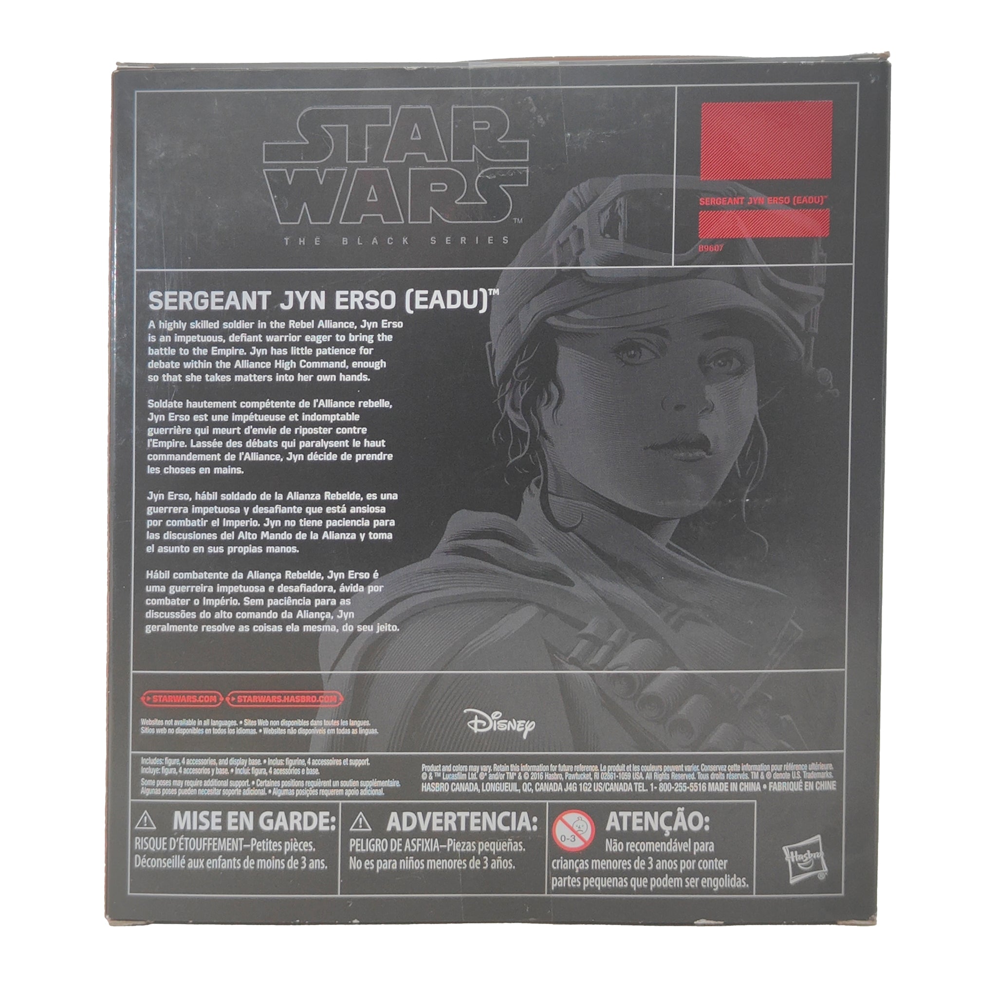 Star Wars Black Series Sergeant Jyn Erso Eadu Hasbro Action Figure 2016 15cm – Star Wars, Hasbro, 15 cm, 2016, pre-owned collector piece, Uncanny Collectibles Dublin Ireland