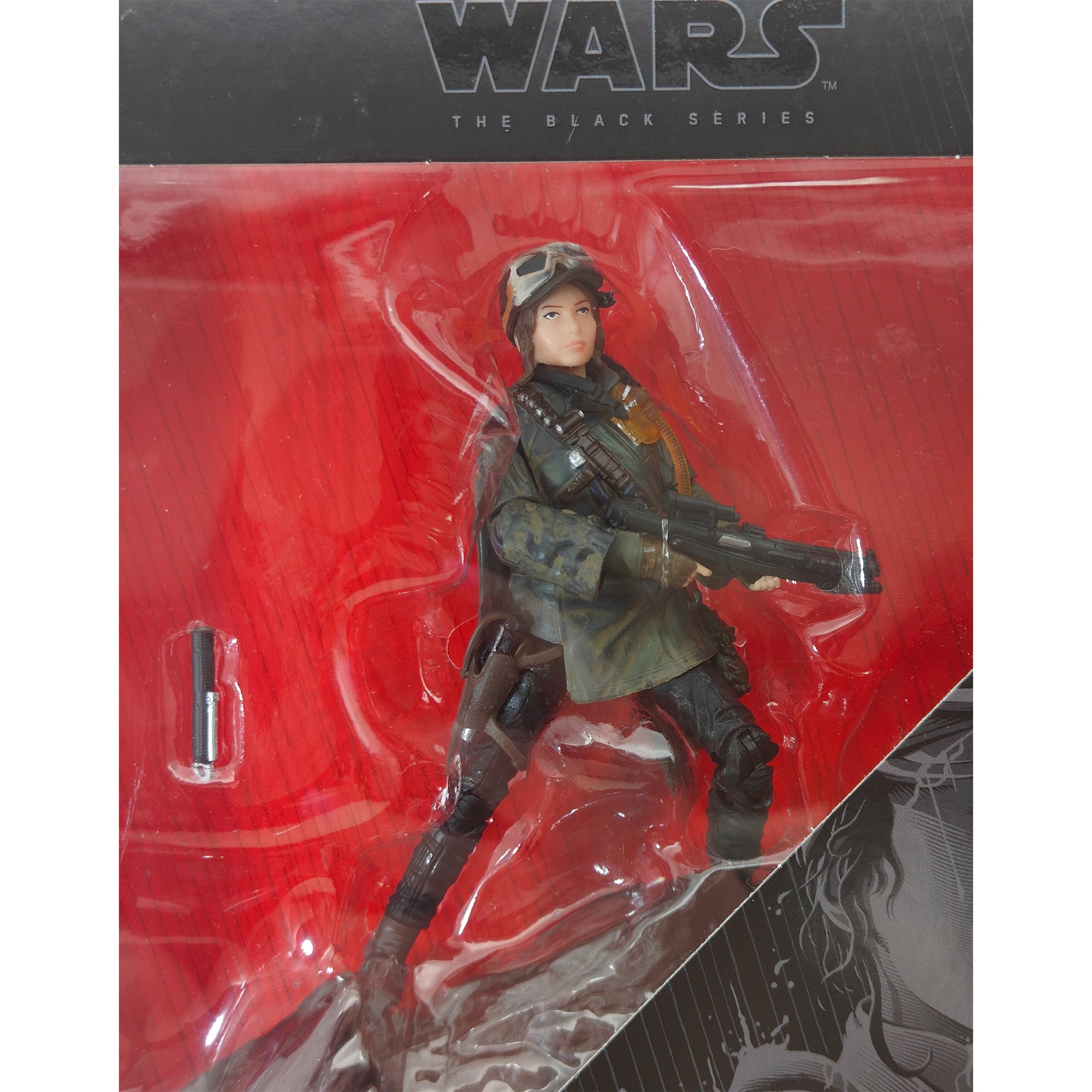 Star Wars The Force Awakens Black Series Sergeant Jyn Erso Eadu Hasbro Action Figure 2016 15cm