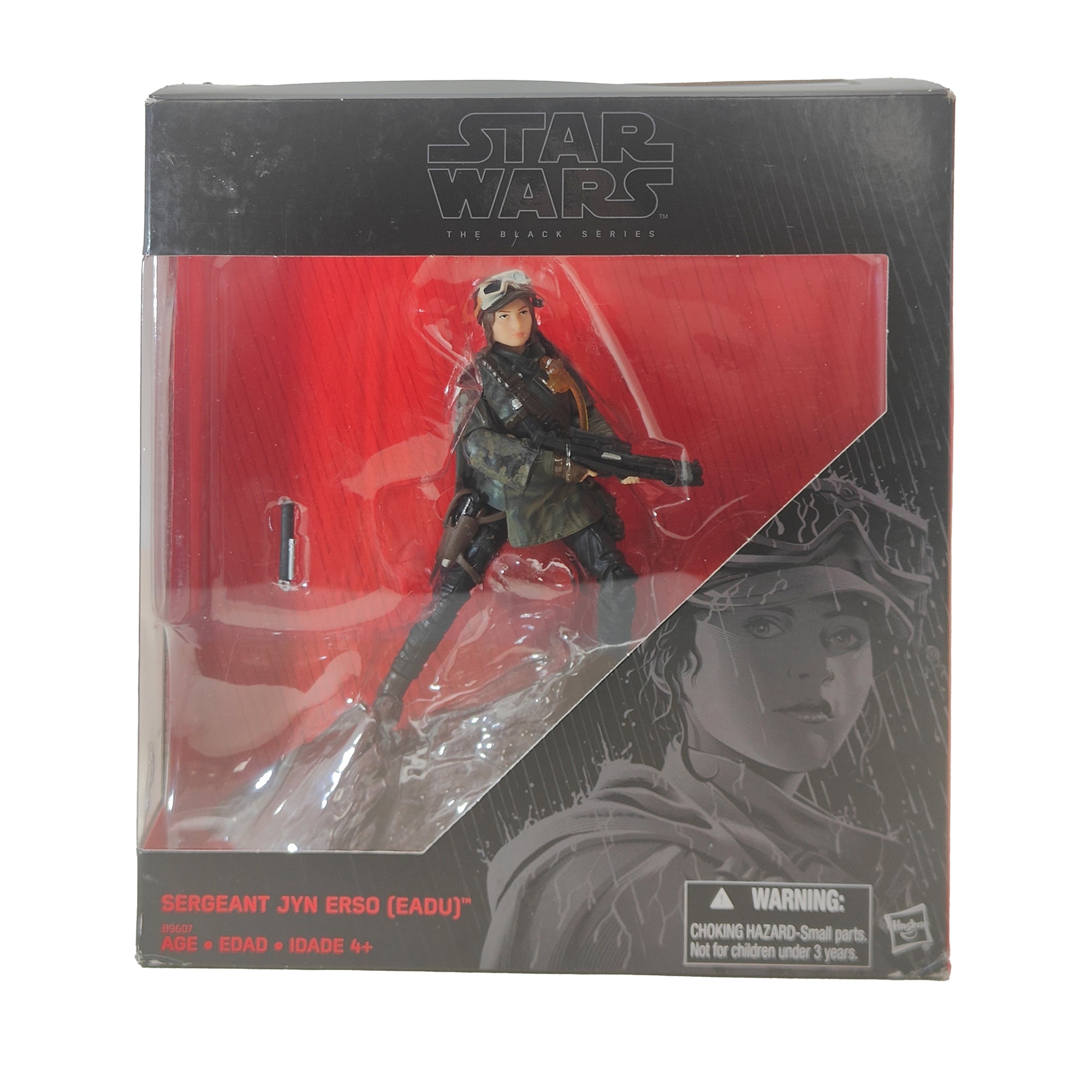 Star Wars The Force Awakens Black Series Sergeant Jyn Erso Eadu Hasbro Action Figure 2016 15cm