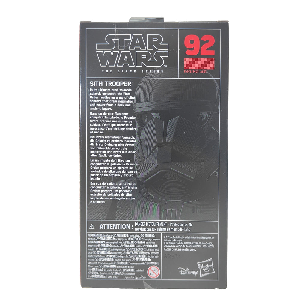Star Wars Black Series Sith Trooper Hasbro Action Figure 2019 15cm – Star Wars, Hasbro, 15 cm, 2019, pre-owned collector piece, Uncanny Collectibles Dublin Ireland