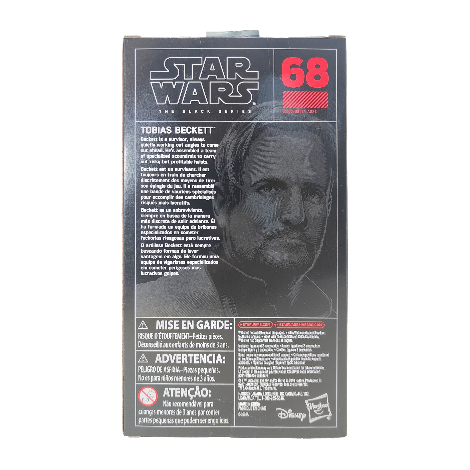 Star Wars The Force Awakens Black Series Tobias Beckett Hasbro Action Figure 2018 15cm